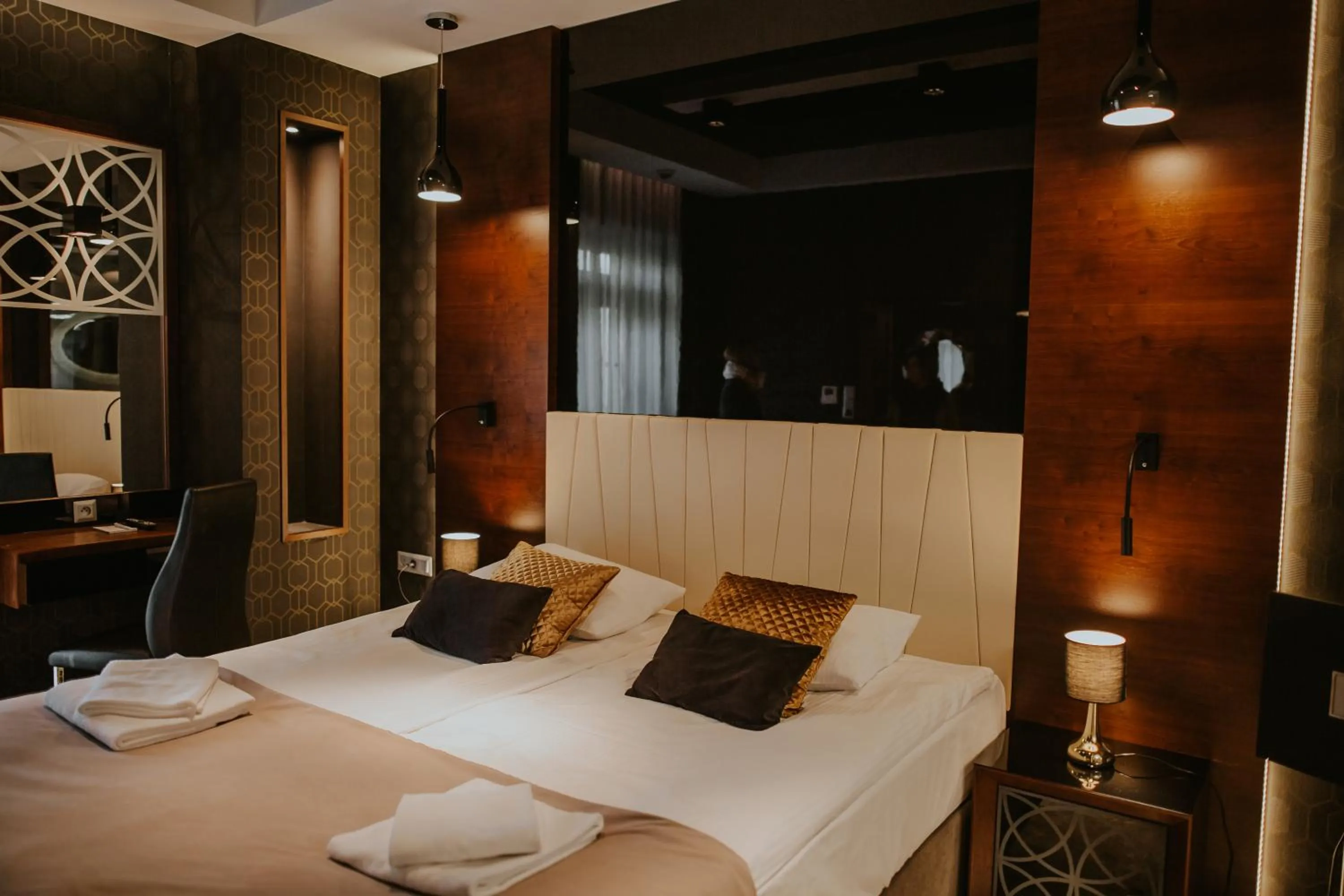 Photo of the whole room, Bed in Kompleks Dąbrówka