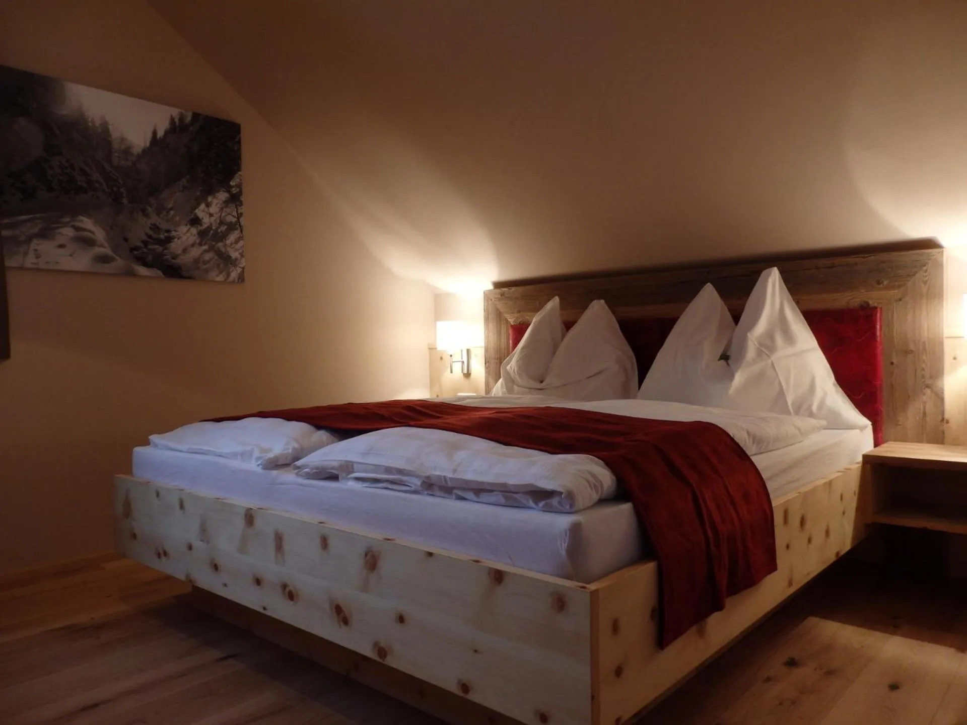 Bedroom, Bed in Sportlerhof - Alimann UaB