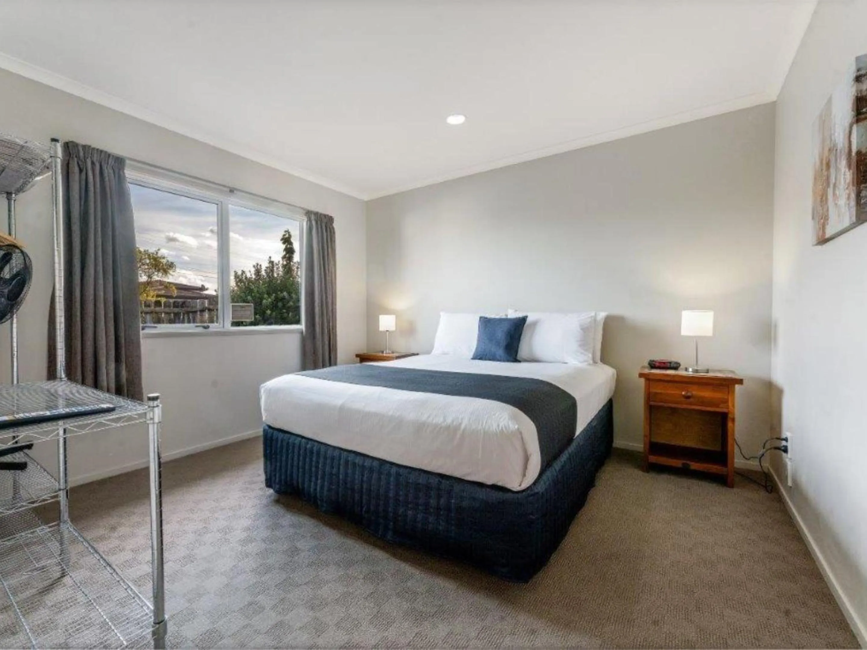 Bedroom, Bed in Cottage Park Thermal Motel