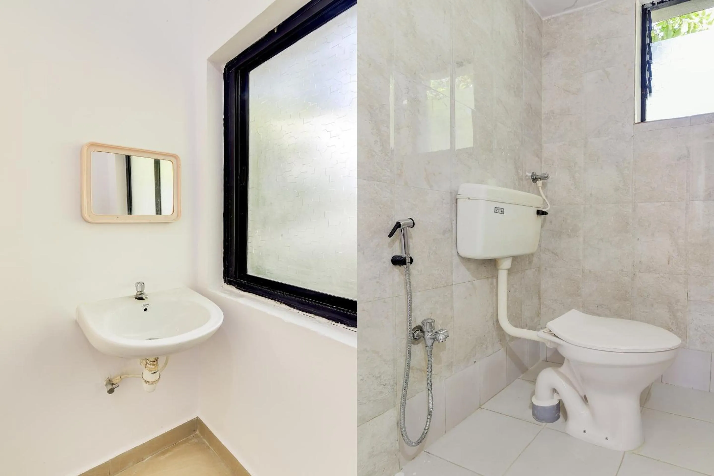 Bathroom in Hotel O Omkar Guest House Near Immaculate Conception Church