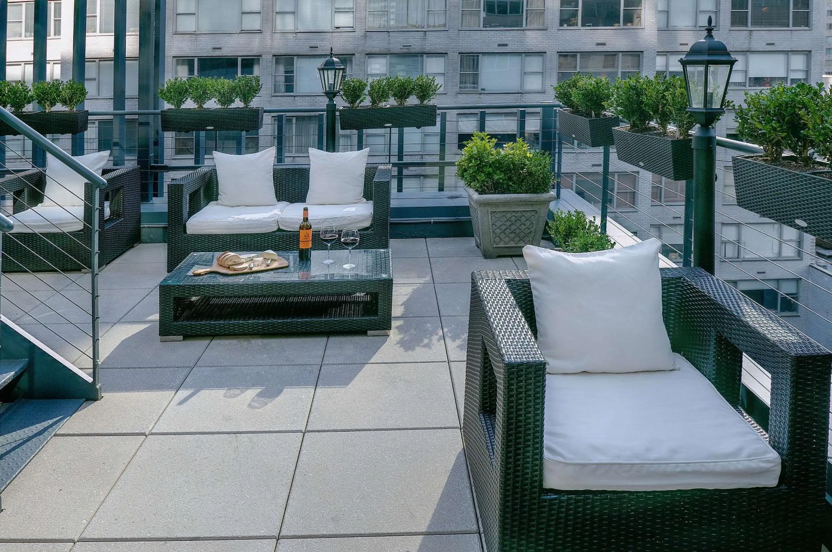 Balcony/Terrace in The Historic Blue Angel Hotel Lexington Ave, an Ascend Collection