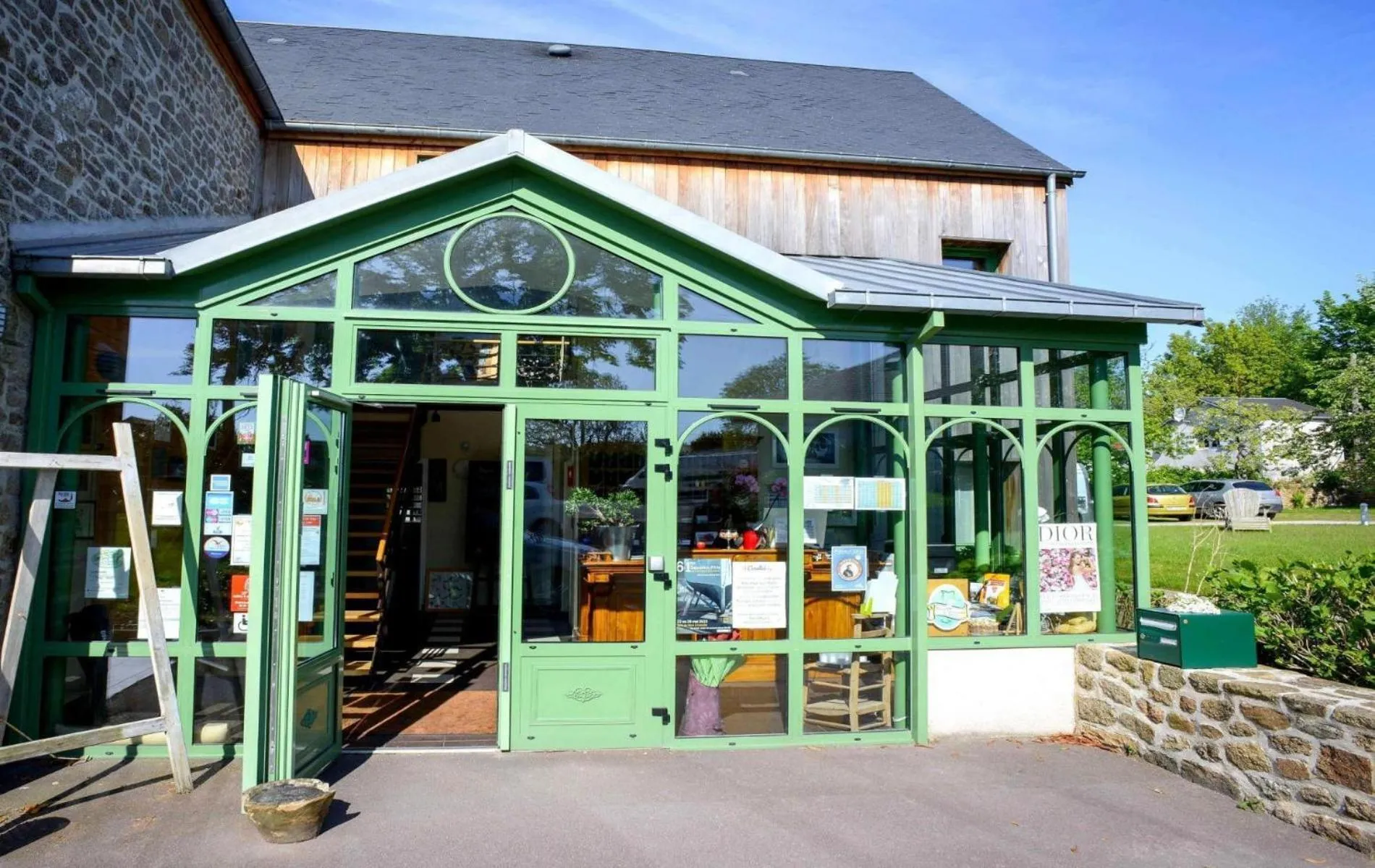 View (from property/room) in Logis Auberge de Carolles
