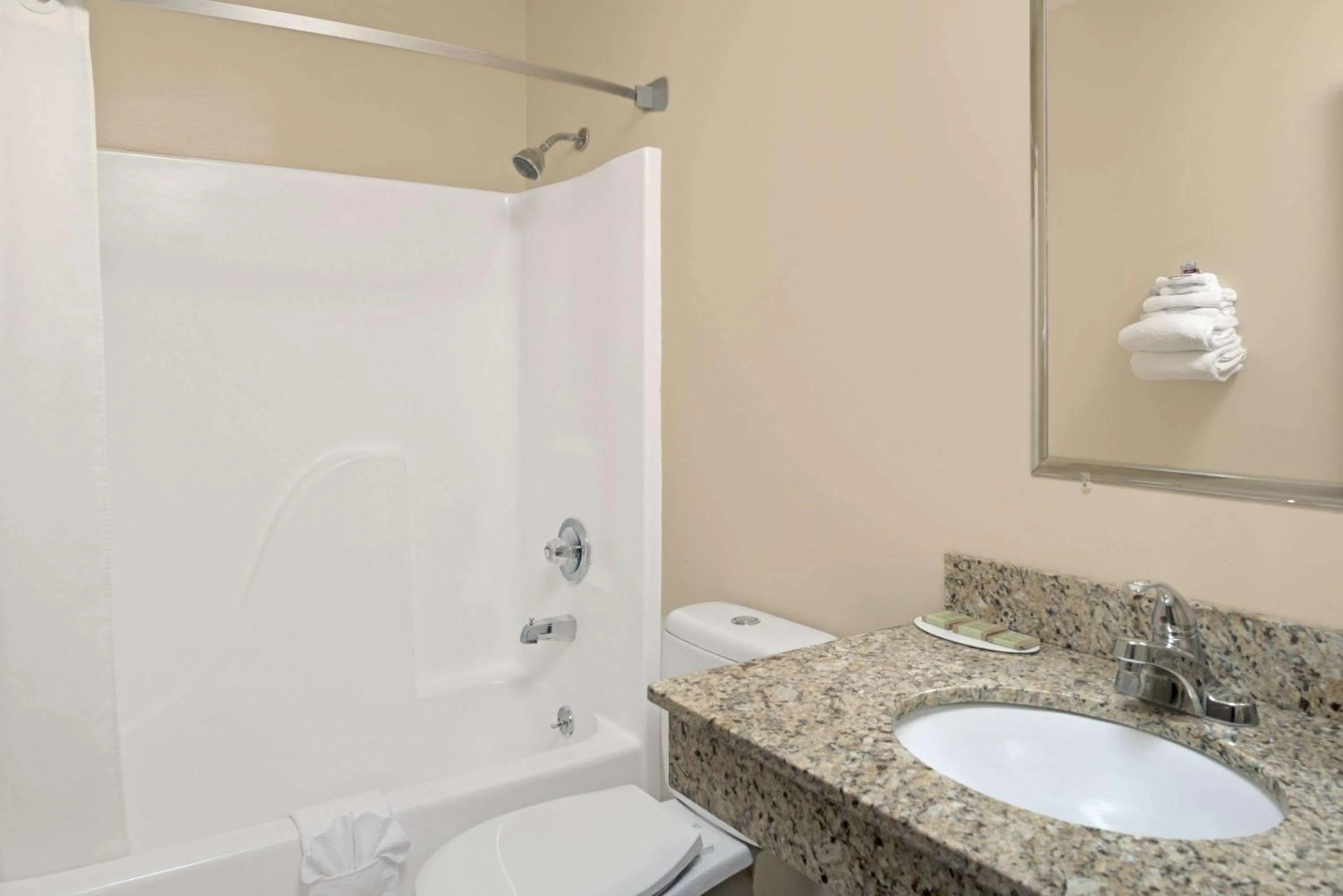 Bathroom in Super 8 by Wyndham Omaha I-80 West