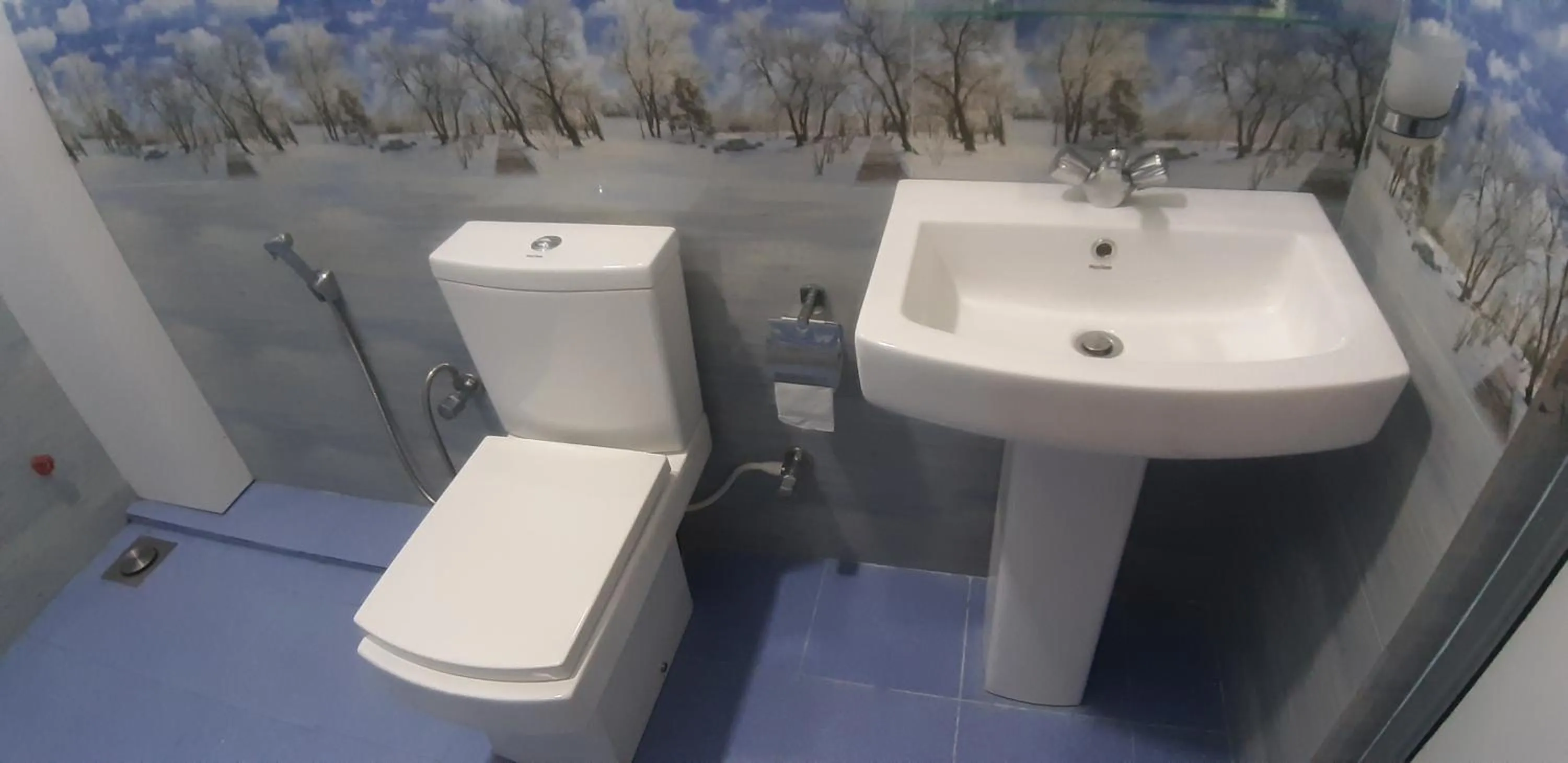 Toilet in Butterfly Homestead Hotel