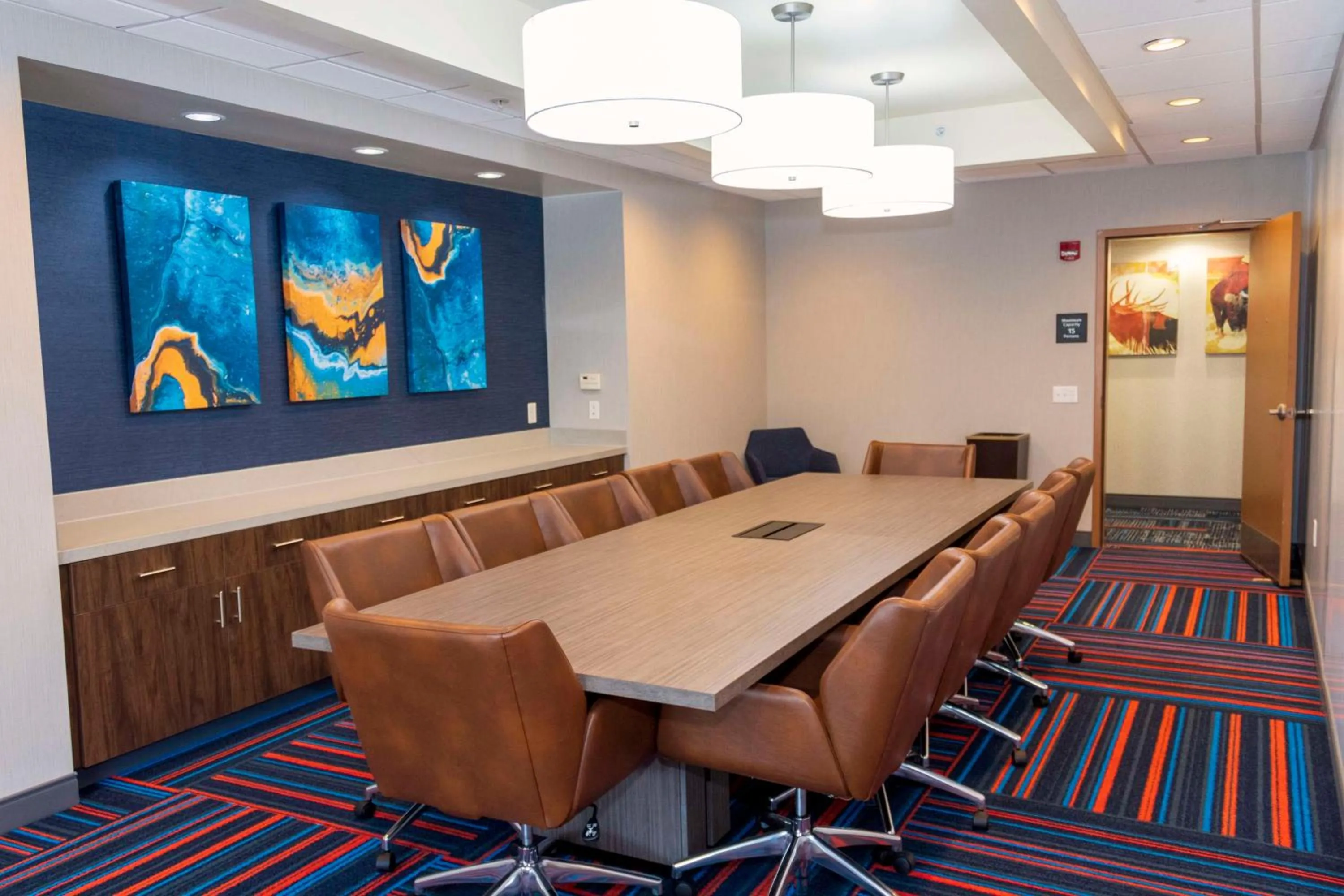 Meeting/conference room in Hampton Inn & Suites Riverton