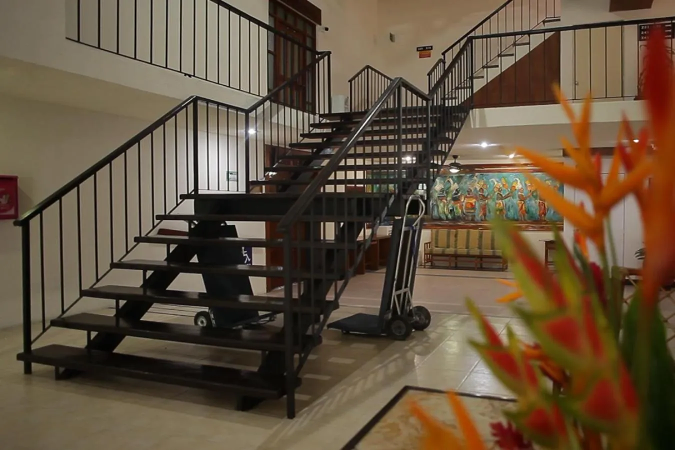 Lobby or reception in Hotel Plaza Palenque