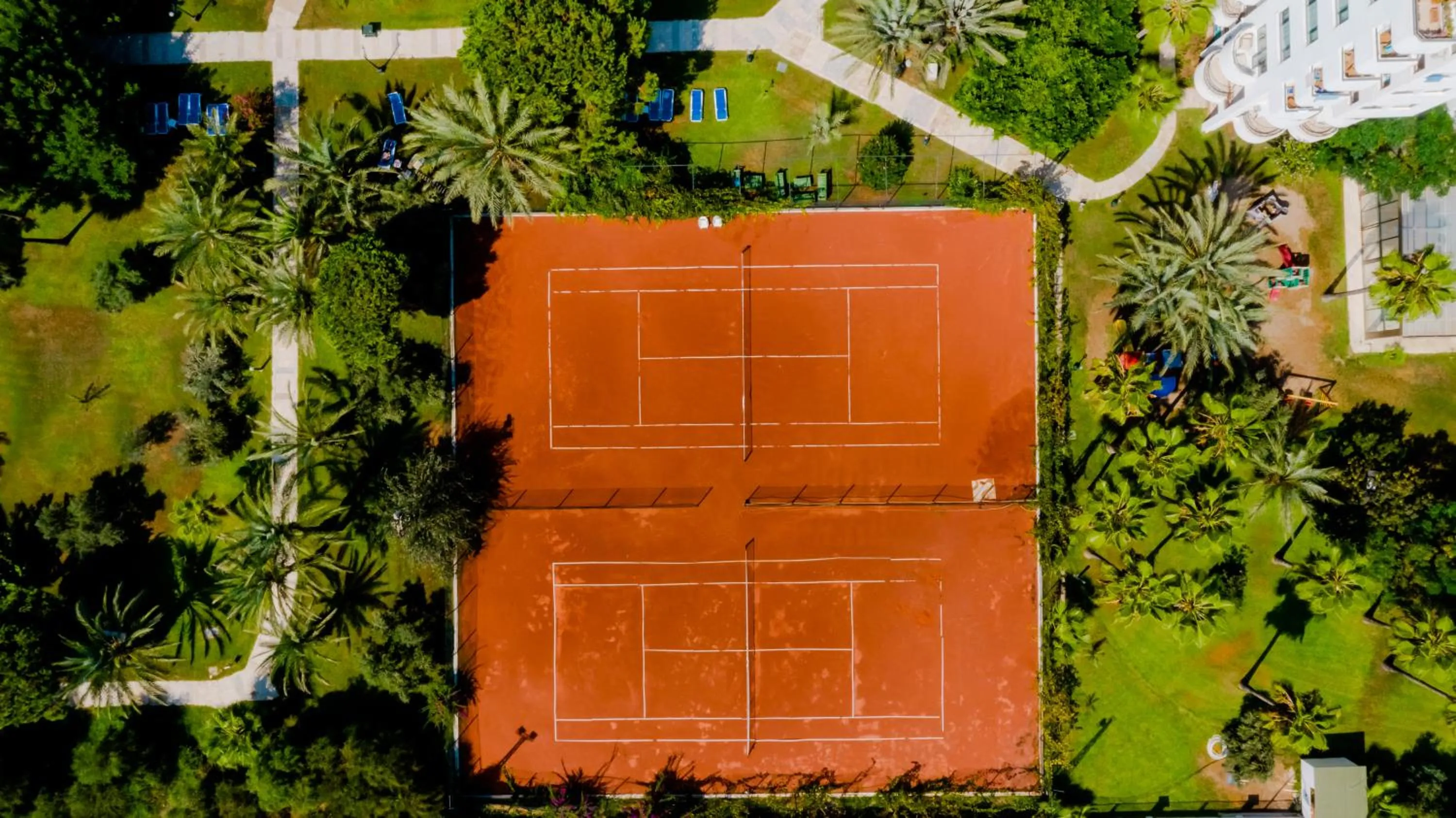 Tennis court in Sural Hotel