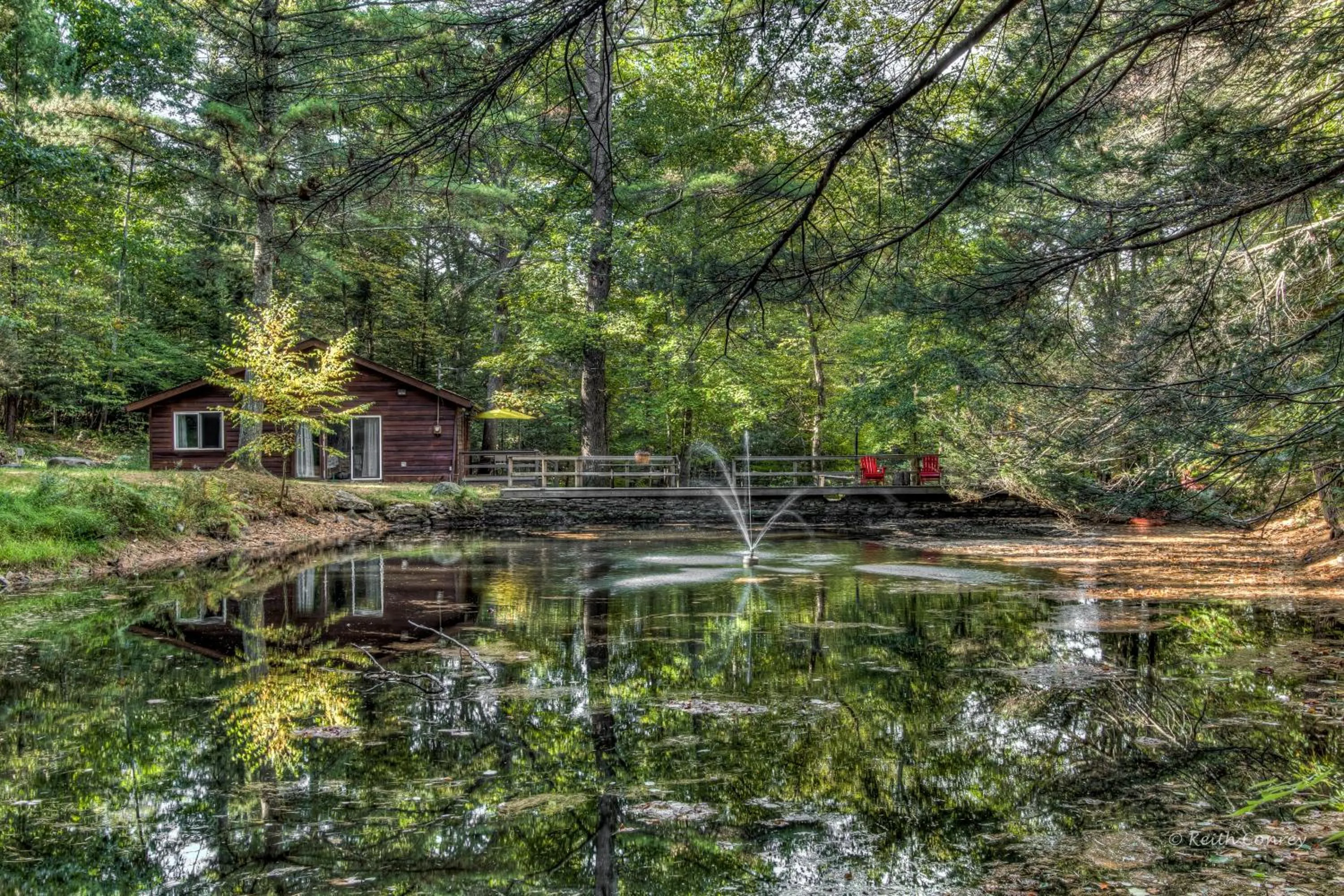 Lake view in Magnolia Streamside Resort