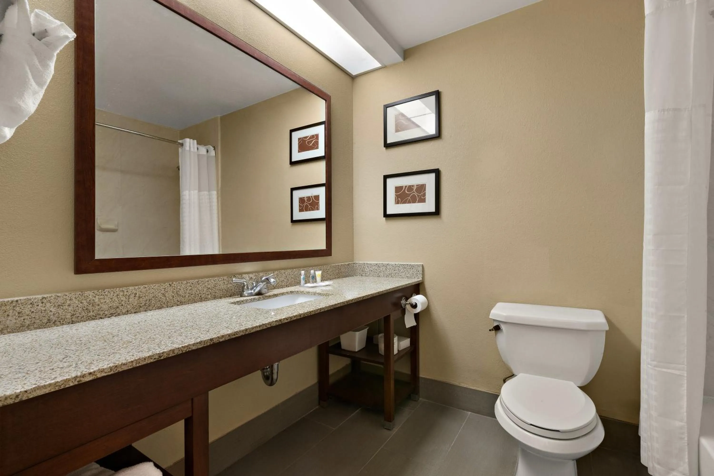 Toilet in Comfort Inn Bordentown near NJ Turnpike