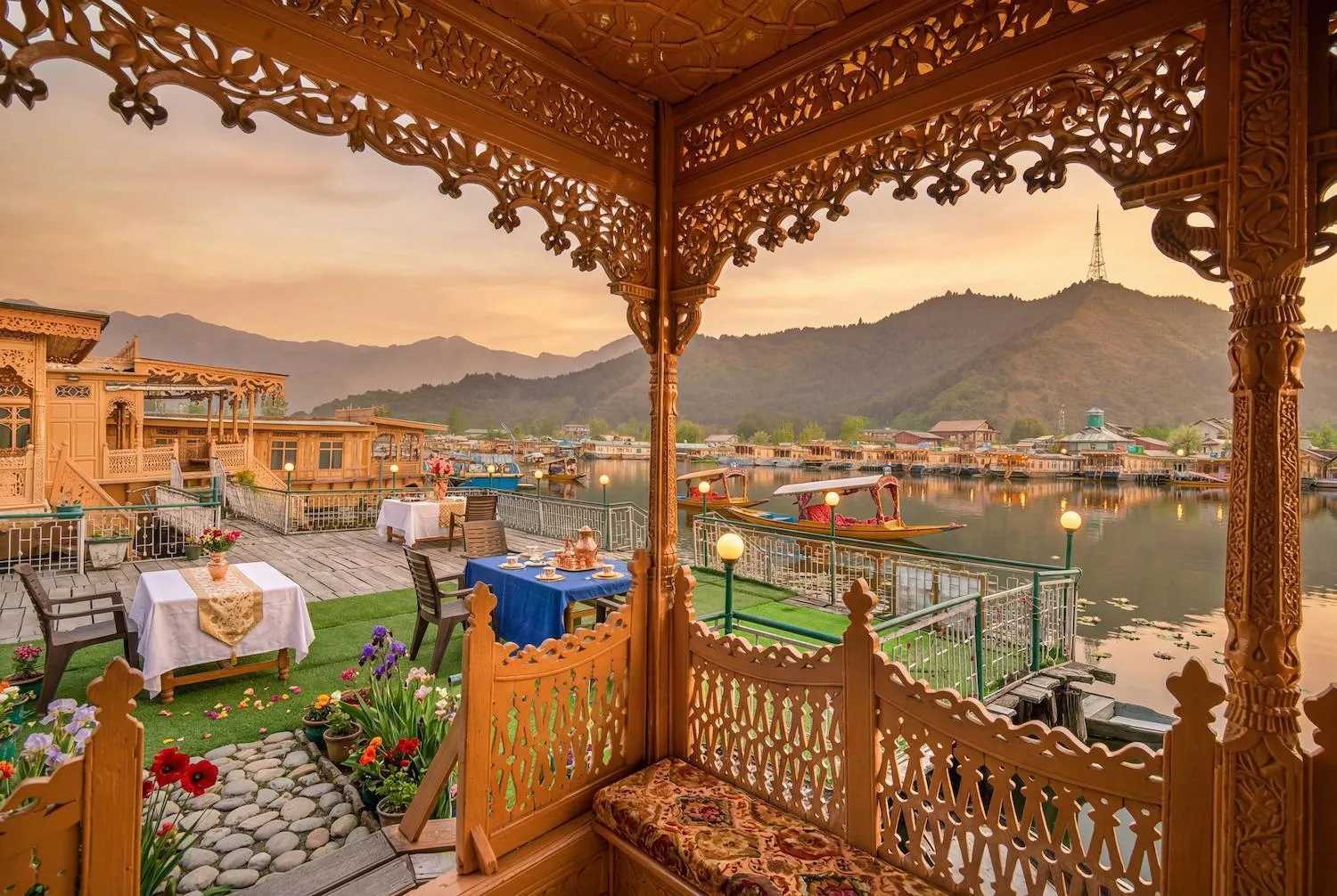 View (from property/room) in Firdous Houseboats