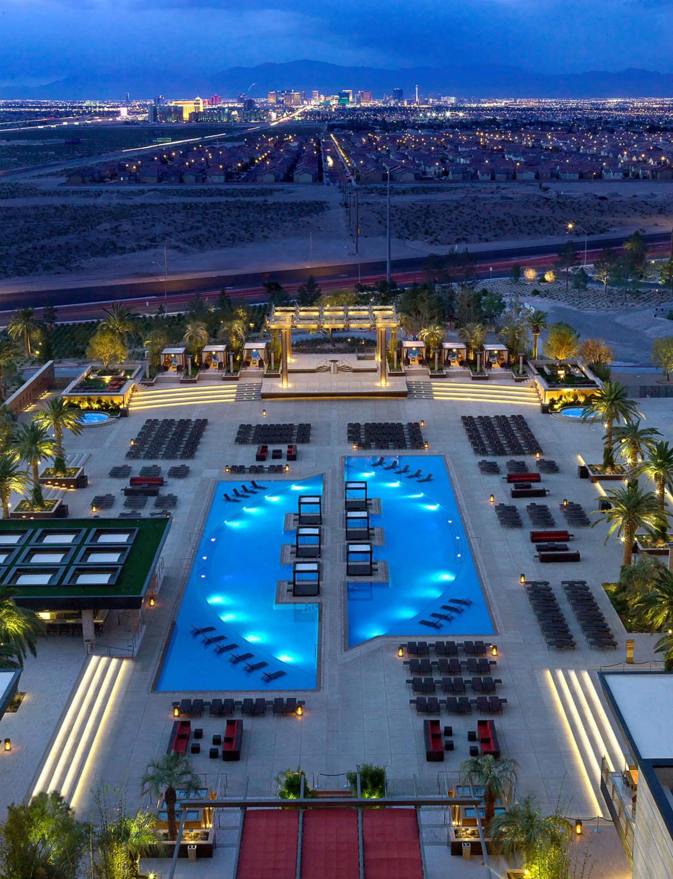 Bird's eye view in M Resort Spa & Casino