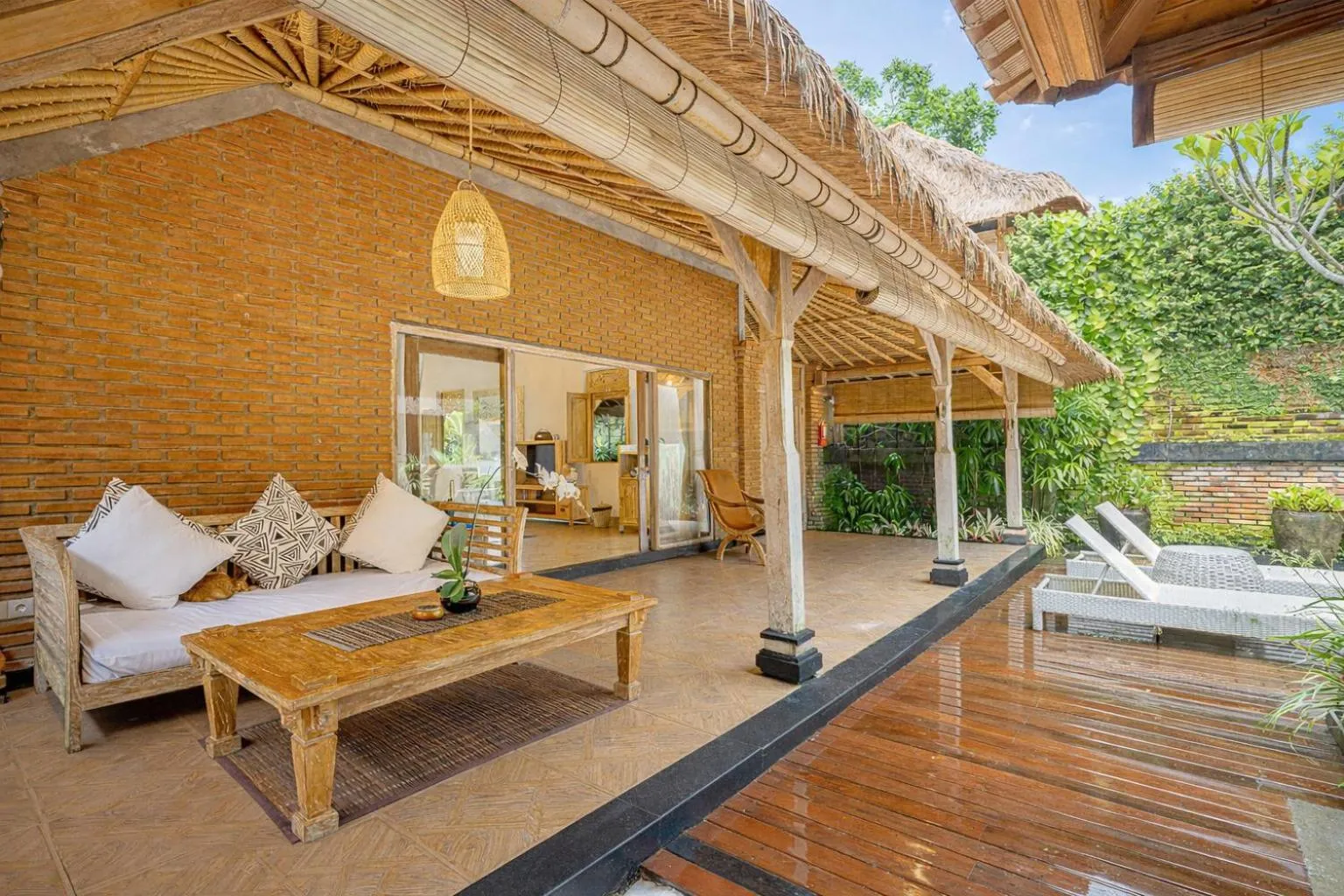 Patio in Villa Bedauh Ubud Managed by Manara