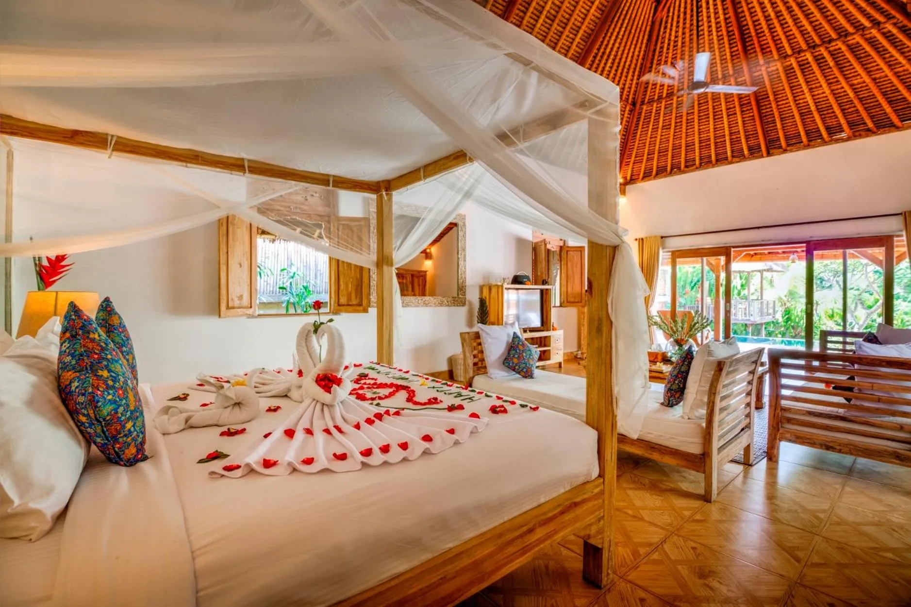 Photo of the whole room, Bed in Villa Bedauh Ubud Managed by Manara