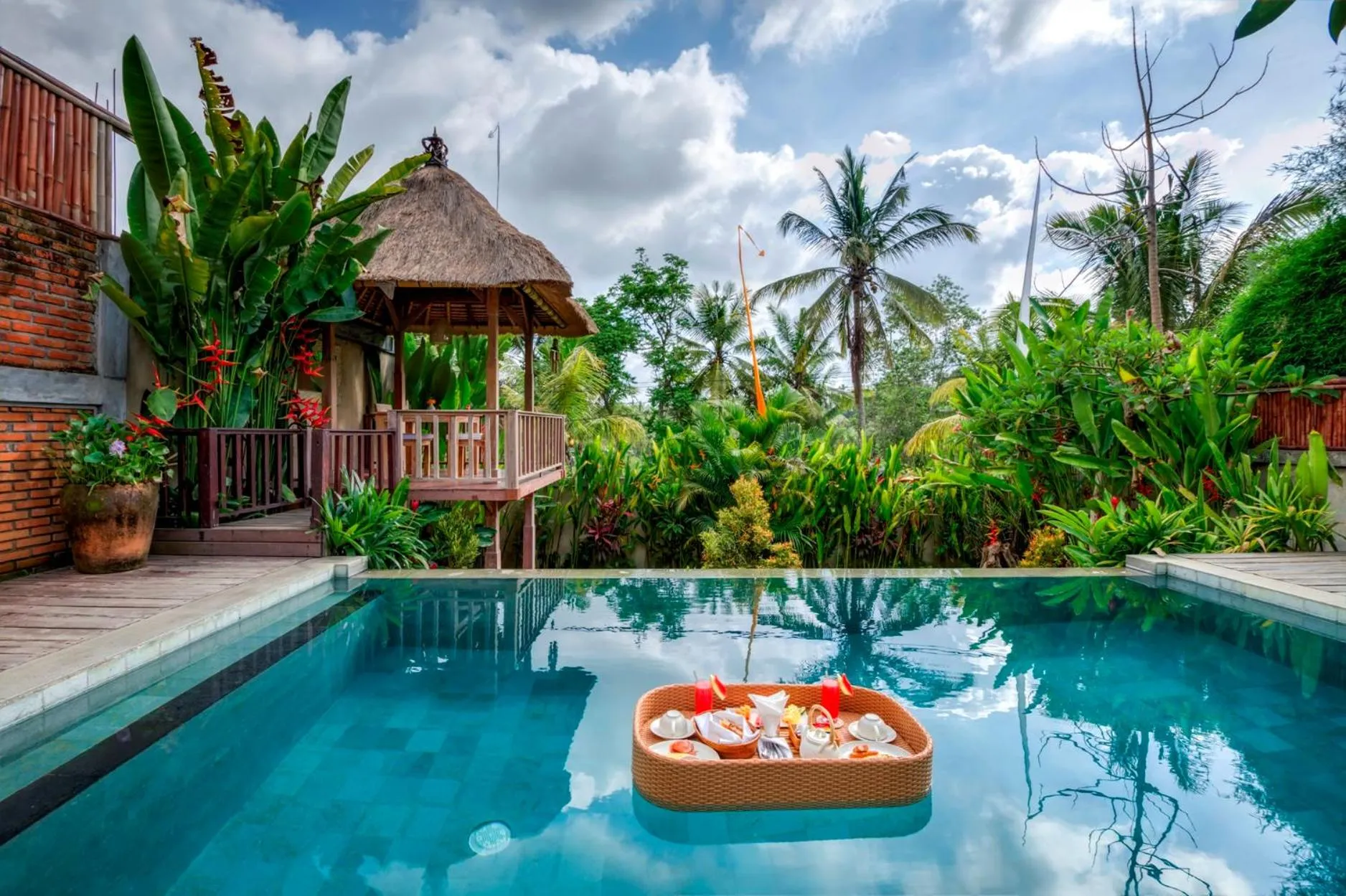 Patio in Villa Bedauh Ubud Managed by Manara