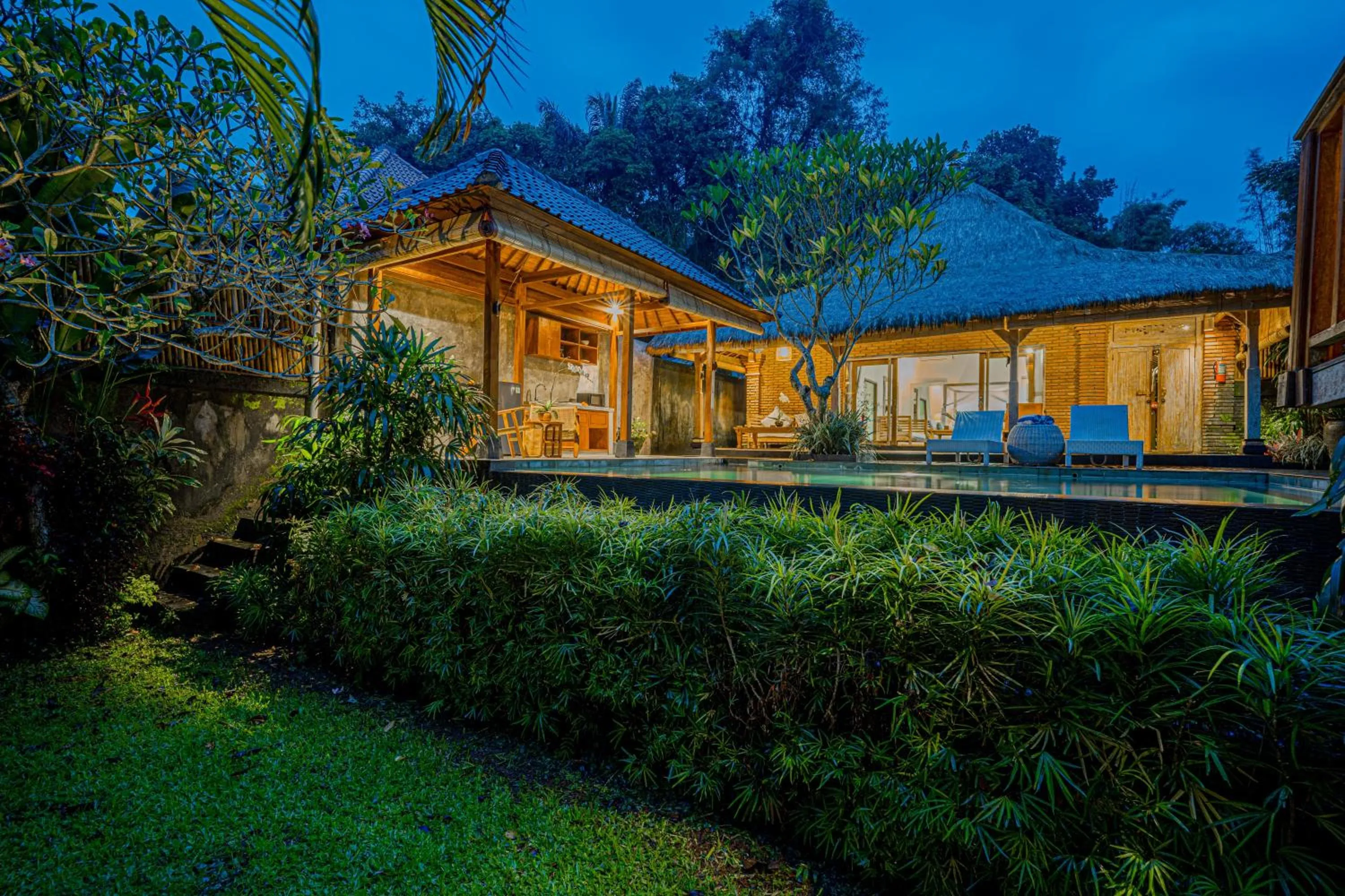 Garden view in Villa Bedauh Ubud Managed by Manara