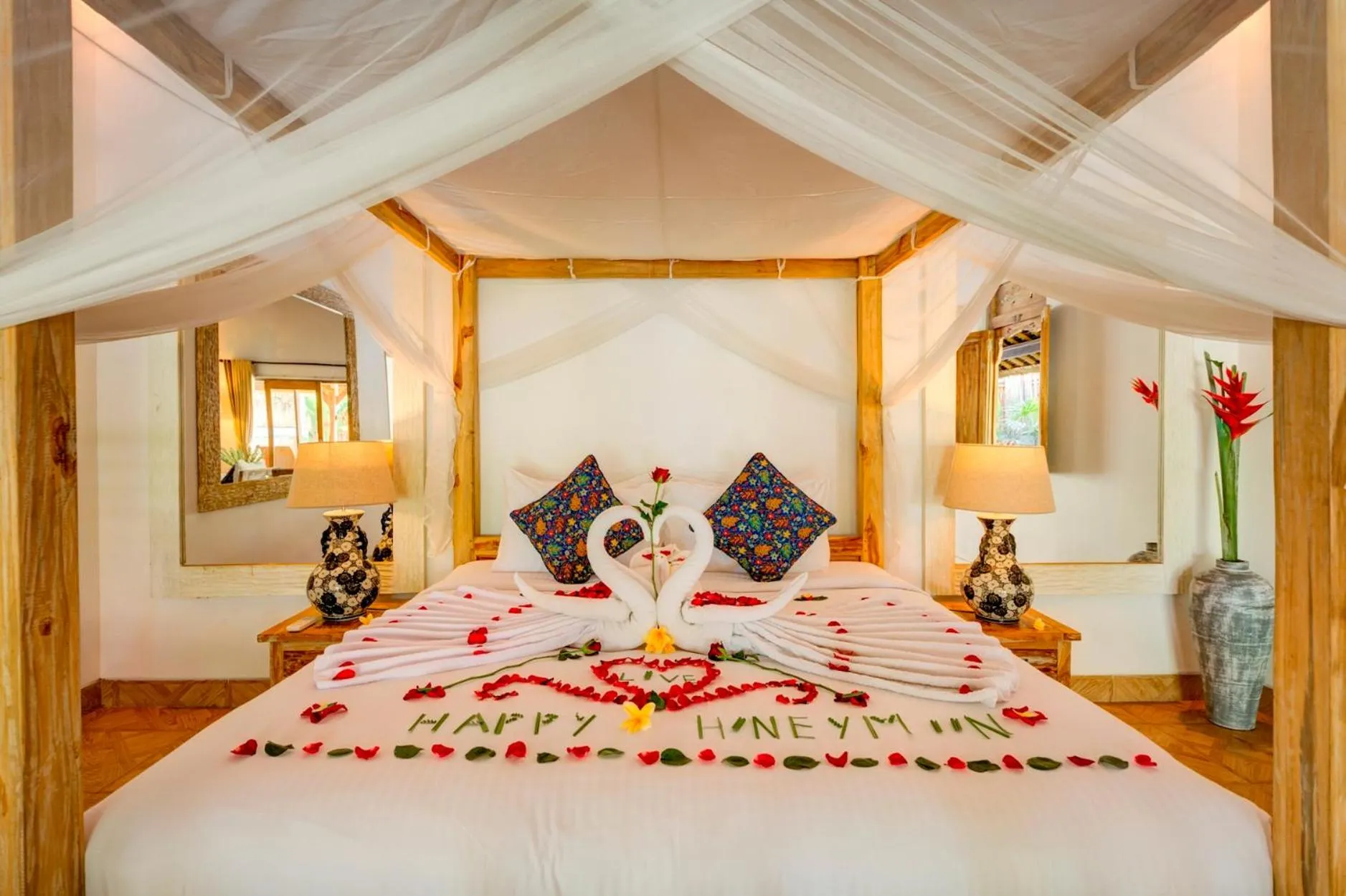 Bed in Villa Bedauh Ubud Managed by Manara