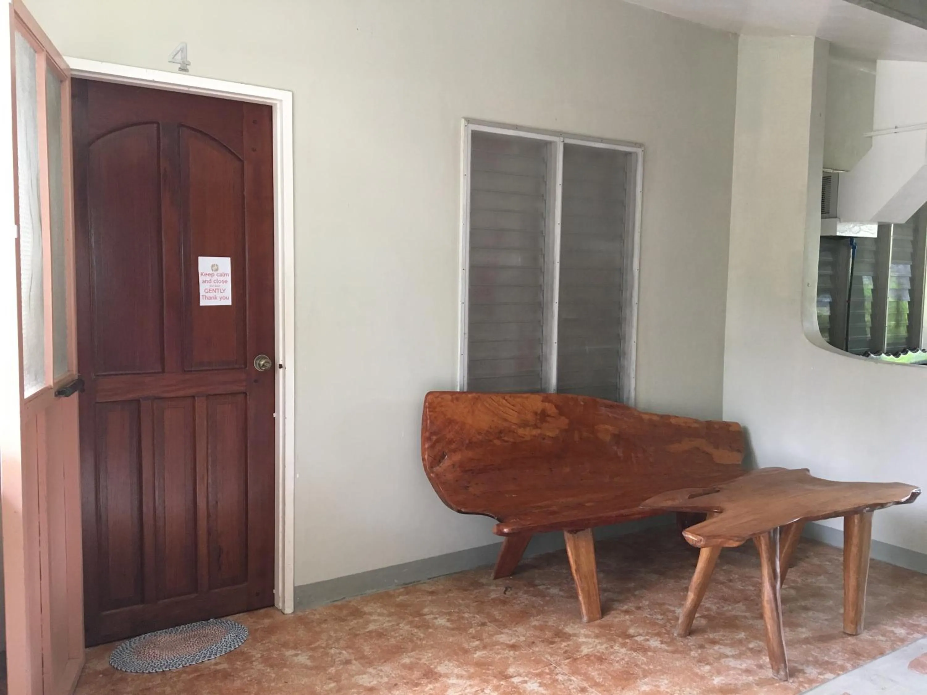 Seating area in Pisces Tourist Inn - Port Barton