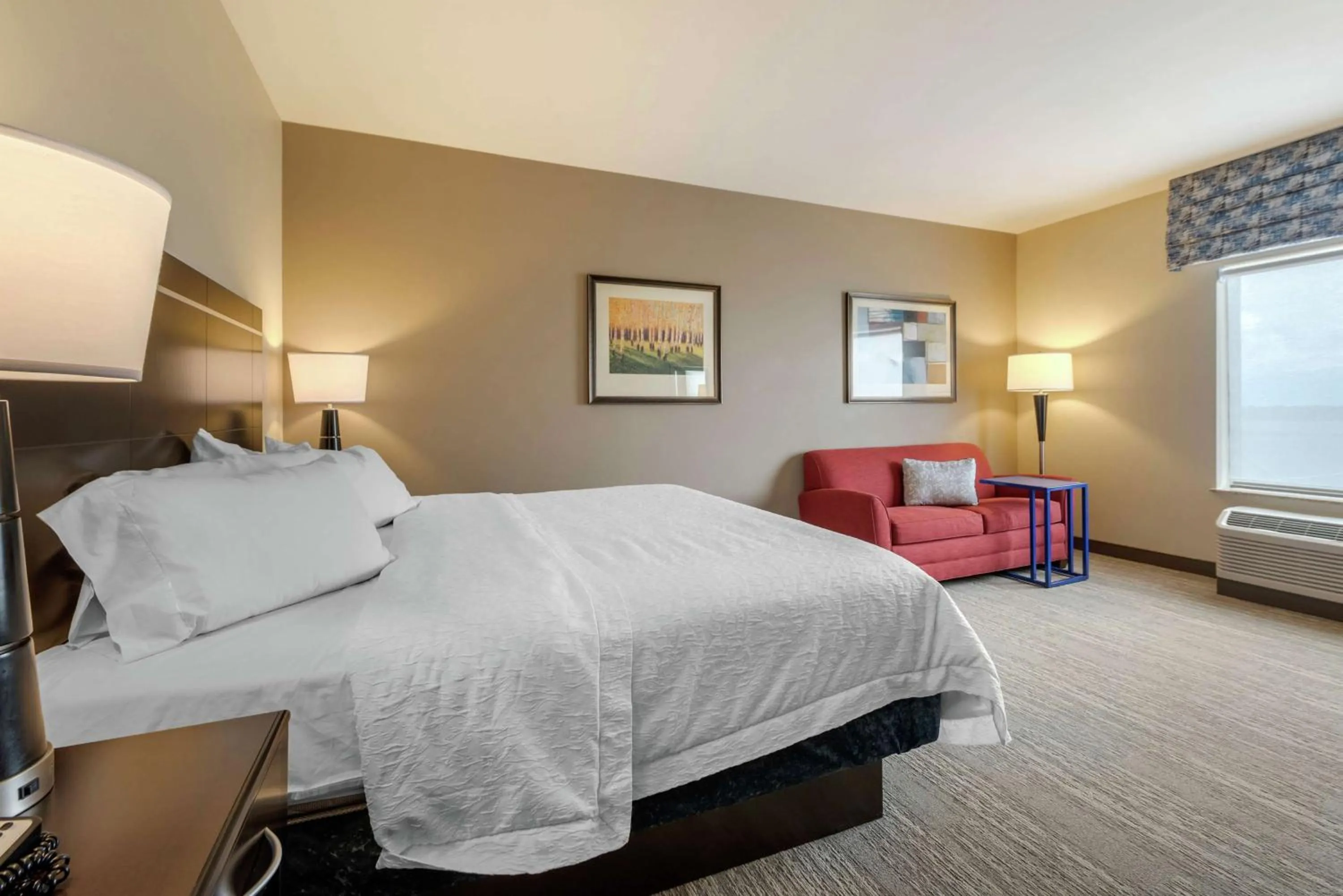 Living room, Bed in Hampton Inn Alamosa