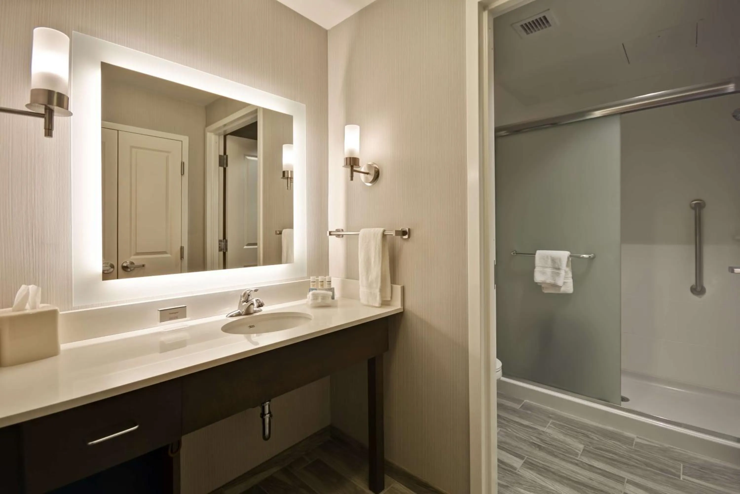 Bathroom in Homewood Suites By Hilton Rocky Mount
