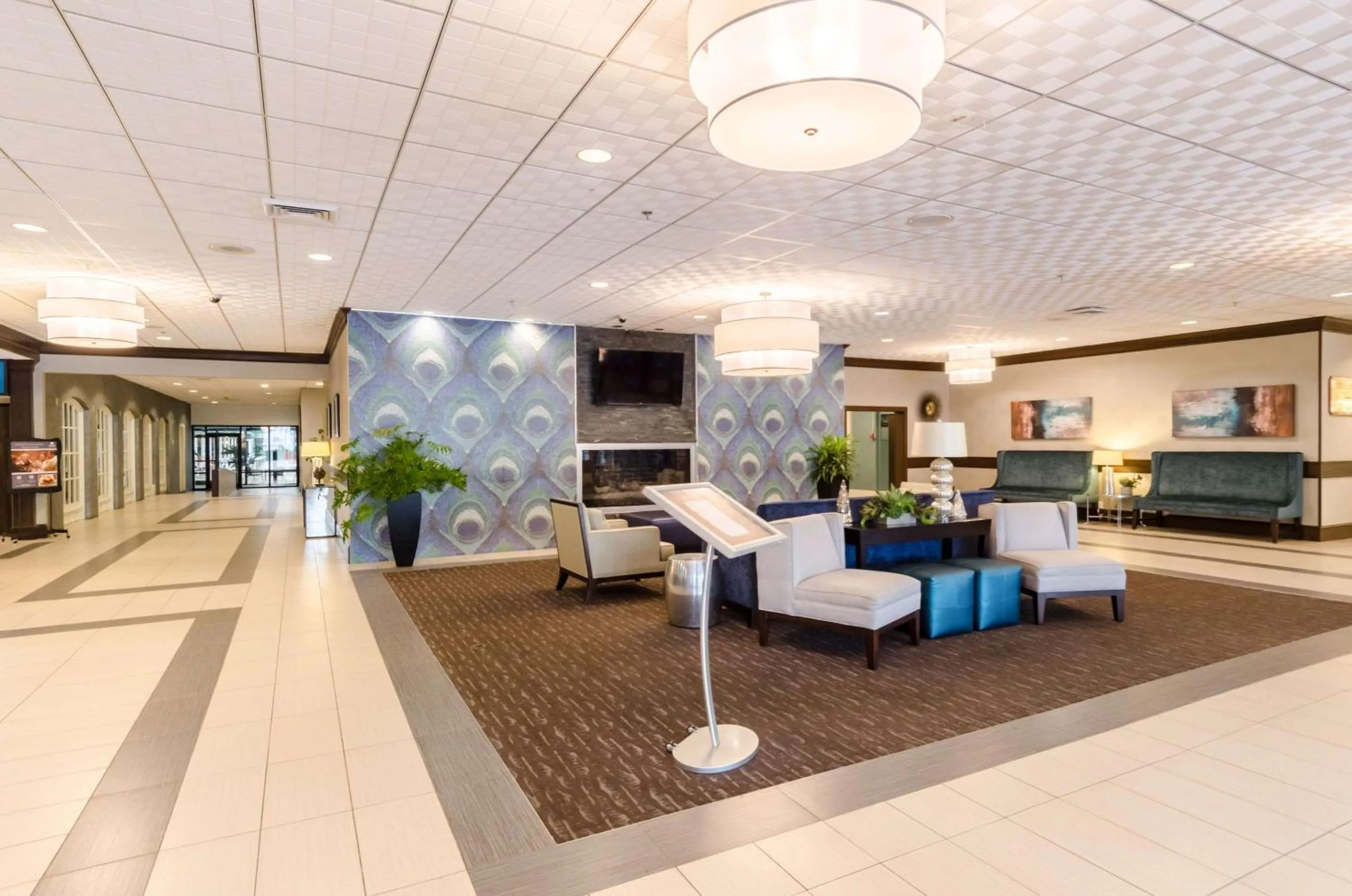 Lobby or reception in Clarion Hotel Aqua Lagoon Waterpark