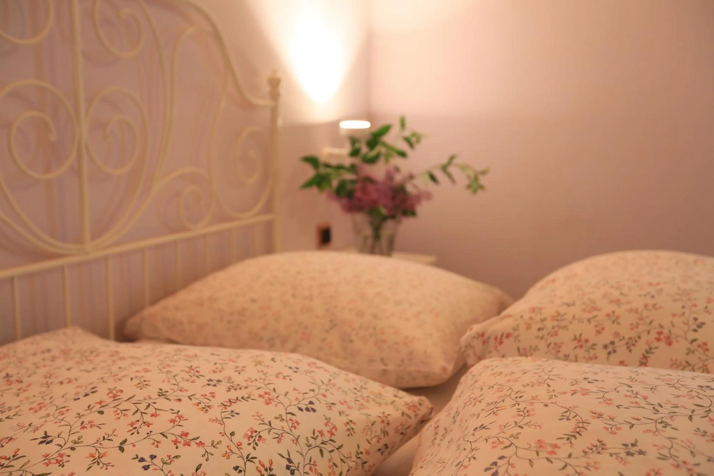 Bed in Hotel Weingewolbe