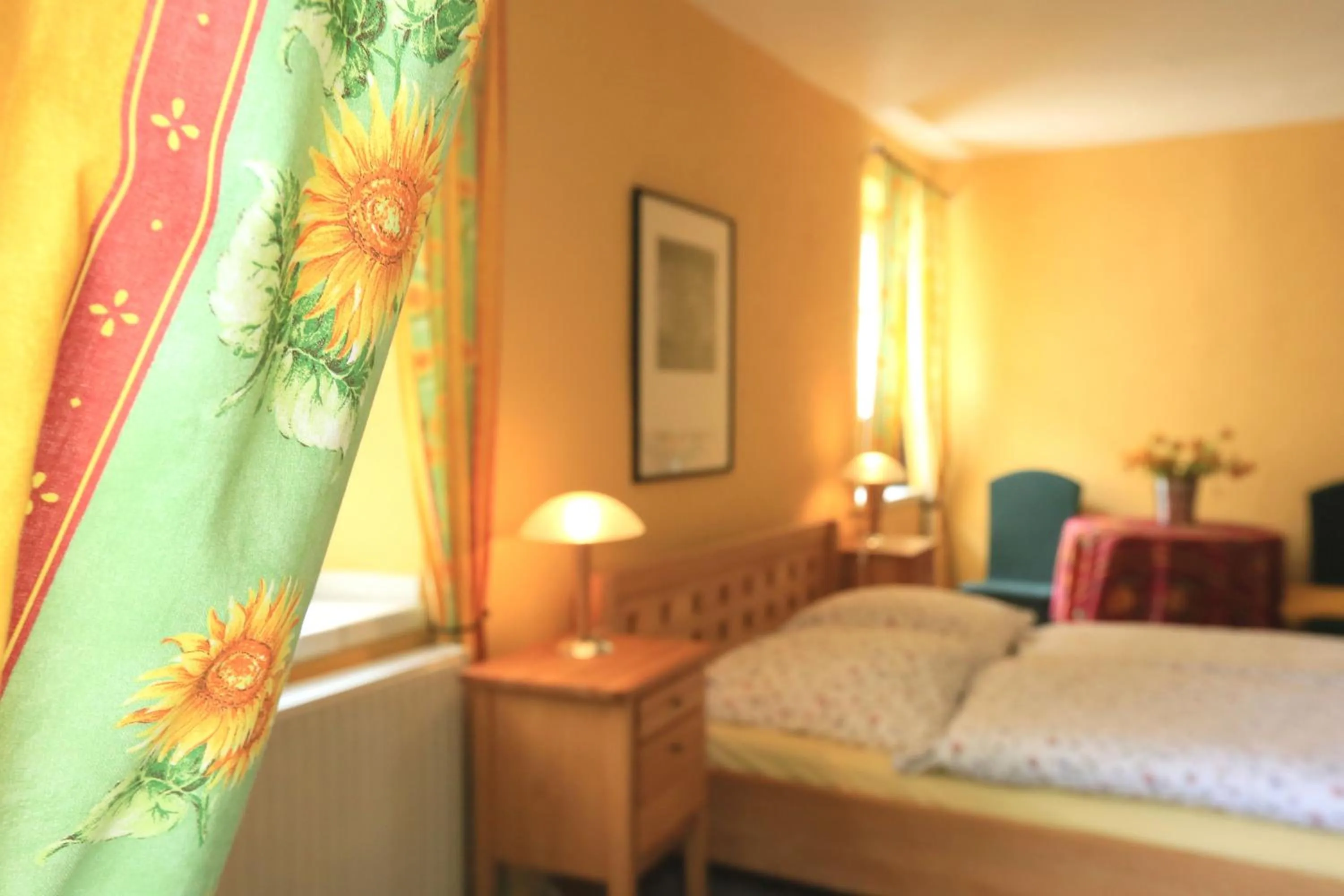 Photo of the whole room, Bed in Hotel Weingewolbe