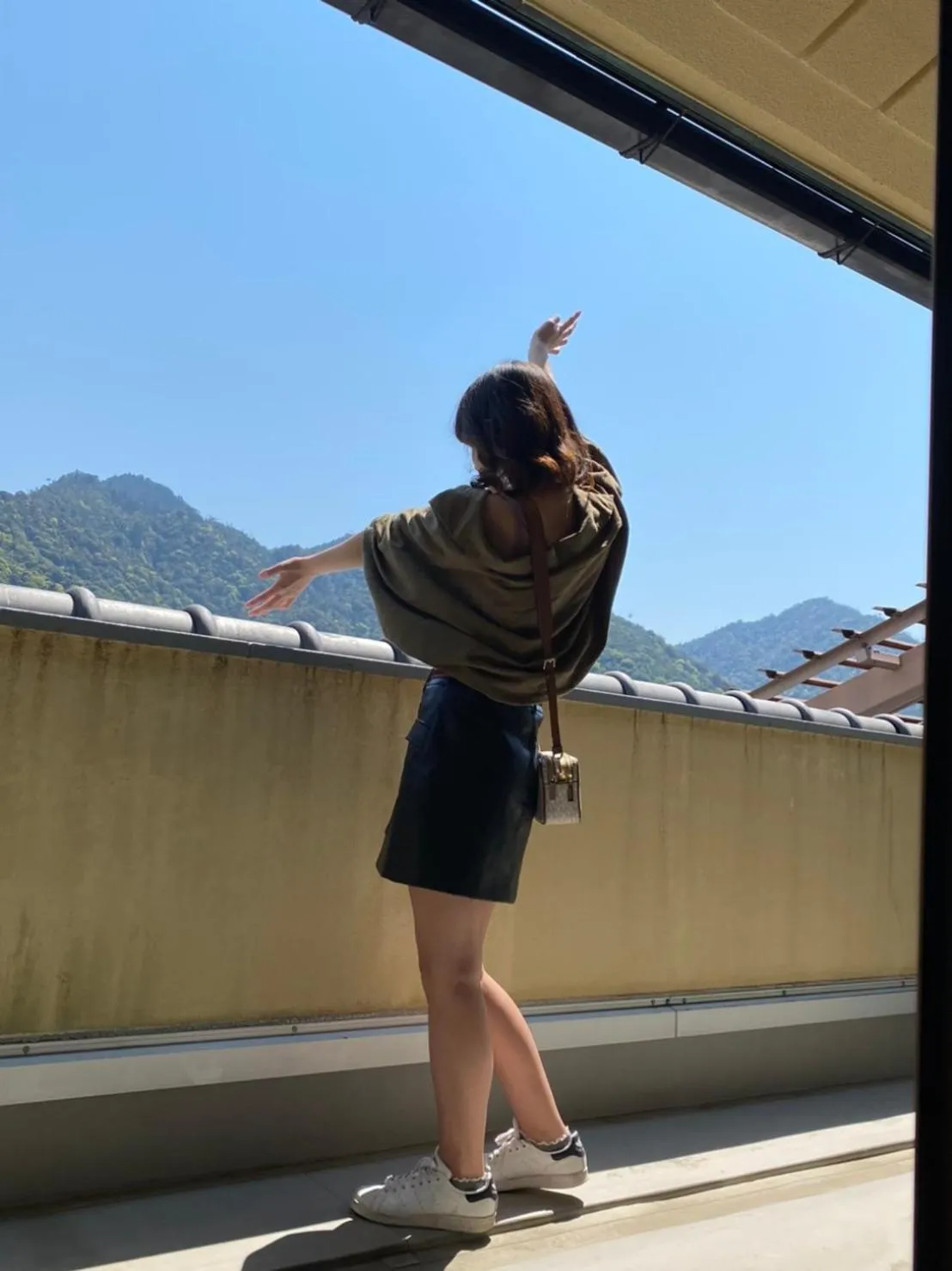 Mountain view in Hotel Miya Rikyu