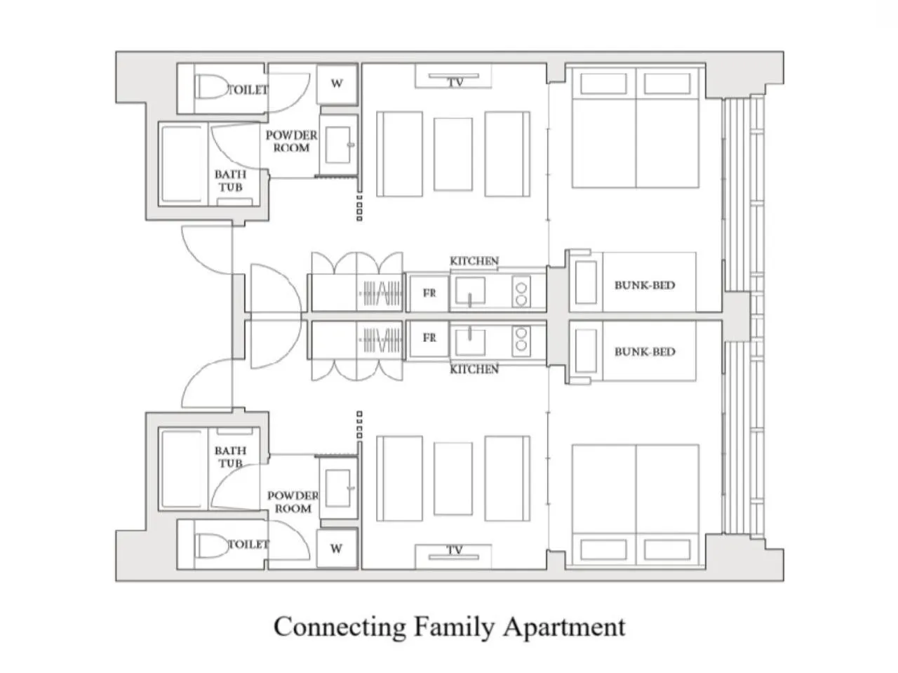 Floor plan in MIMARU Kyoto Nijo Castle