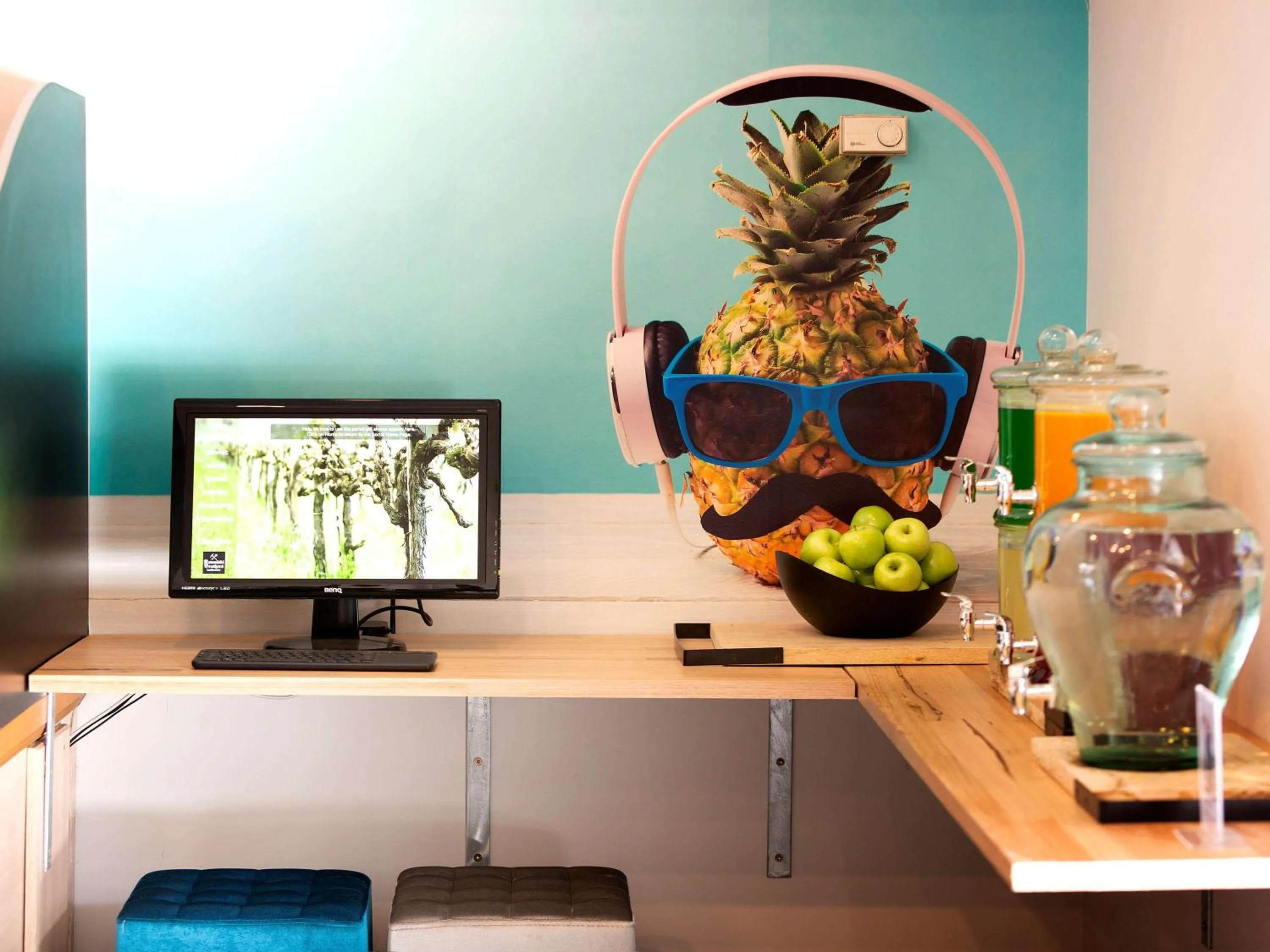 On site in ibis Styles Canberra