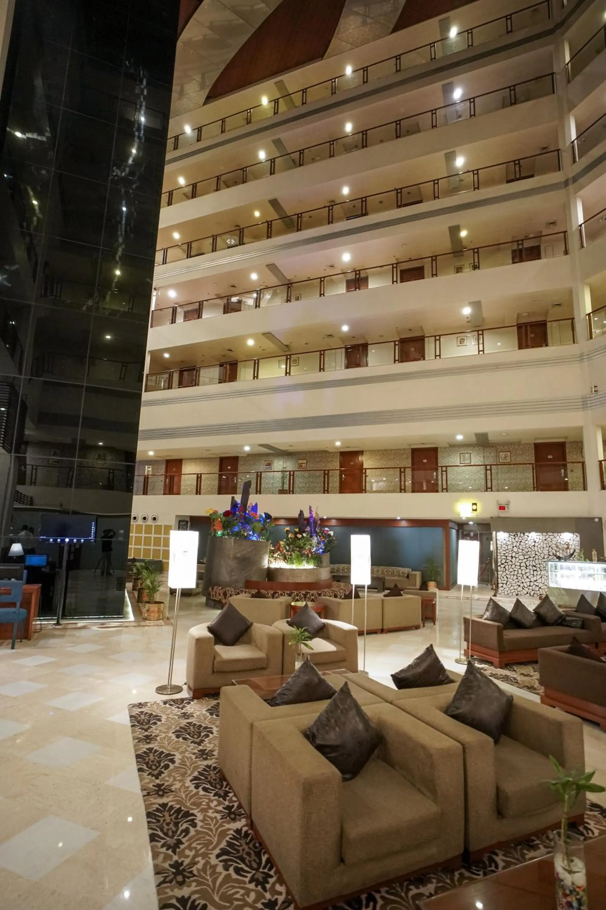 Lobby or reception in Clarion Bella Casa at Airport