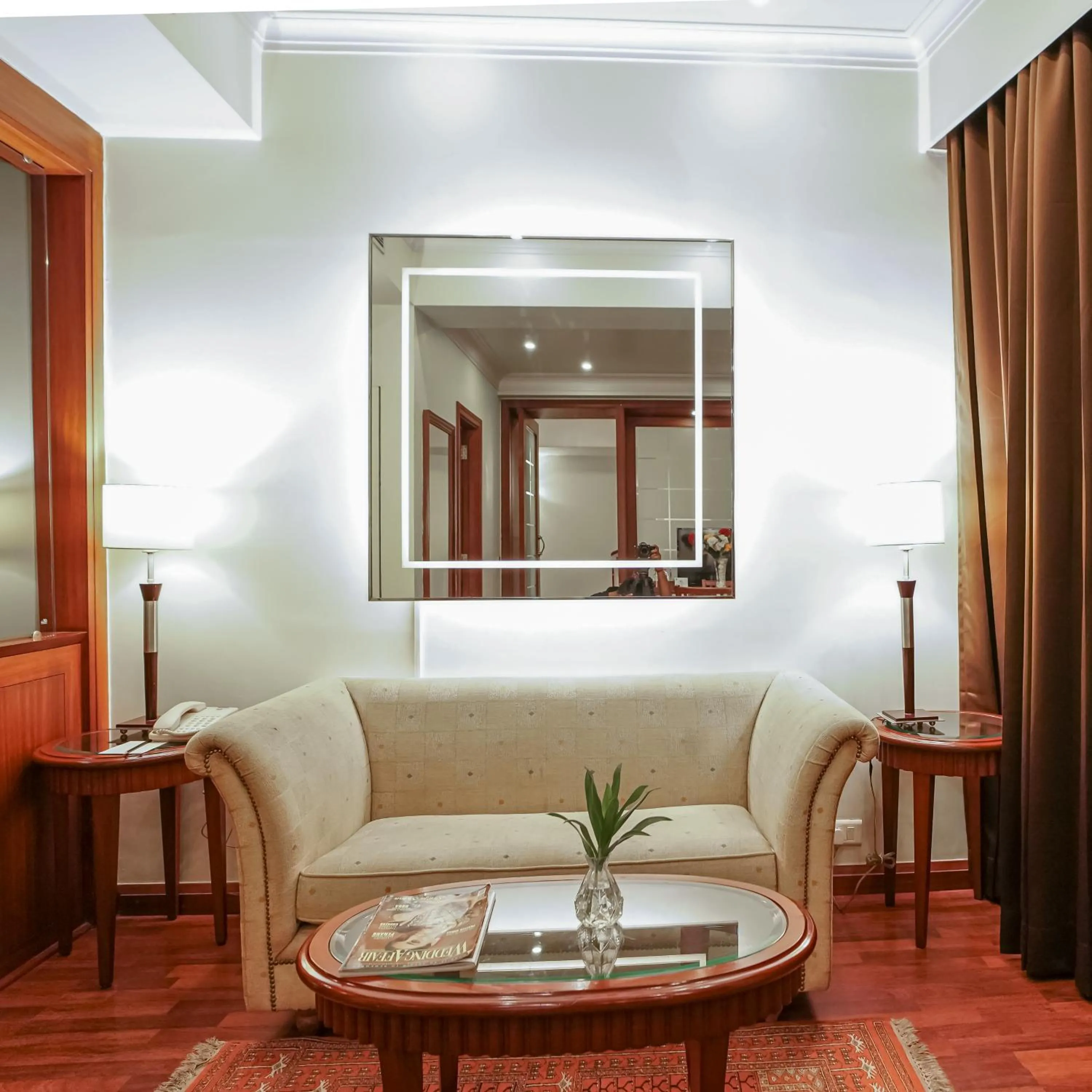 Communal lounge/ TV room in Clarion Bella Casa at Airport