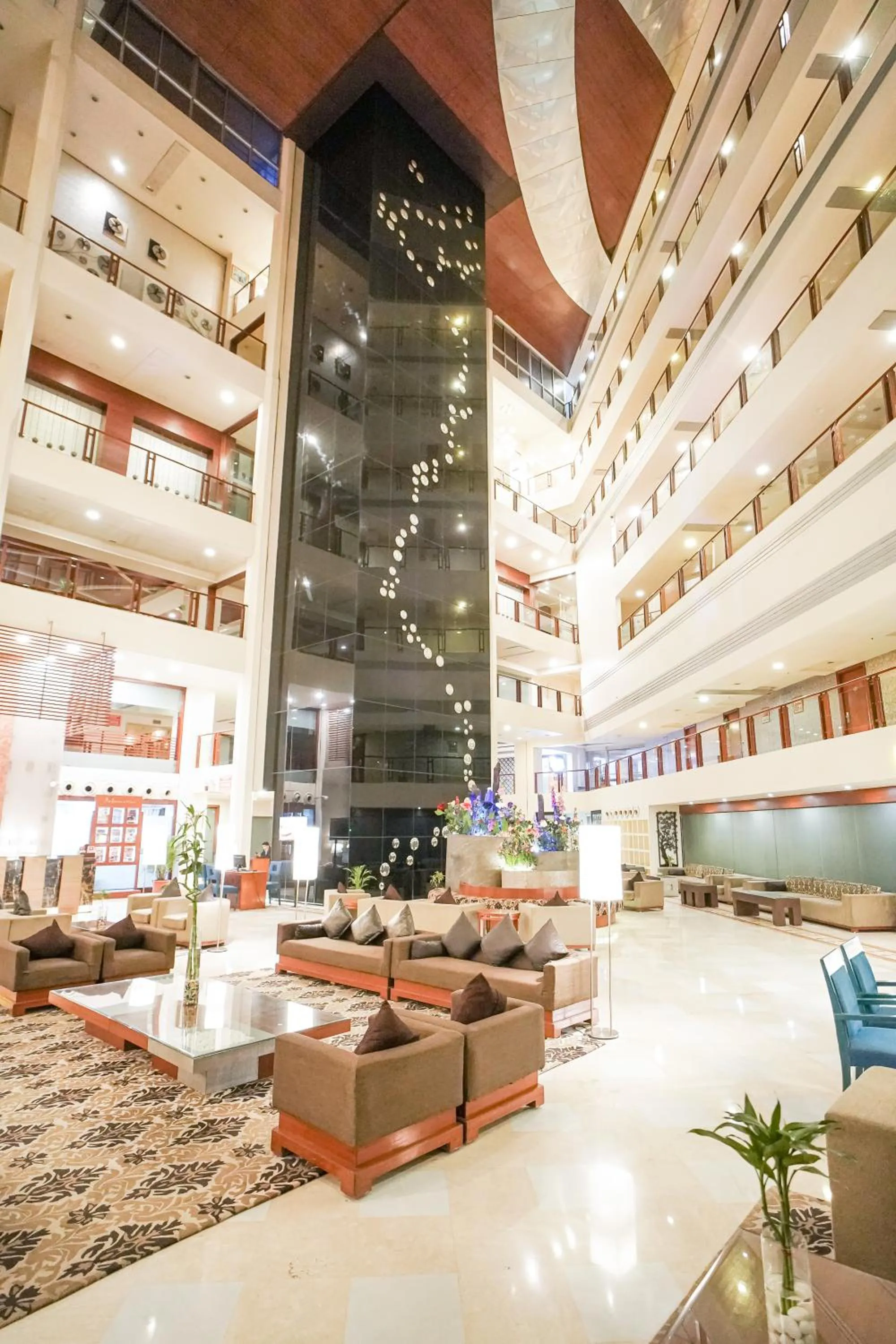 Lobby or reception in Clarion Bella Casa at Airport