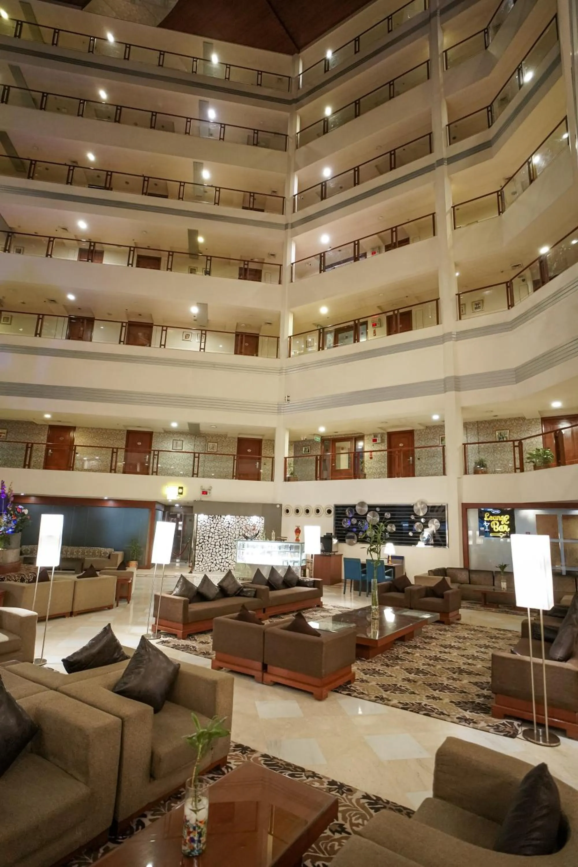 Lobby or reception in Clarion Bella Casa at Airport