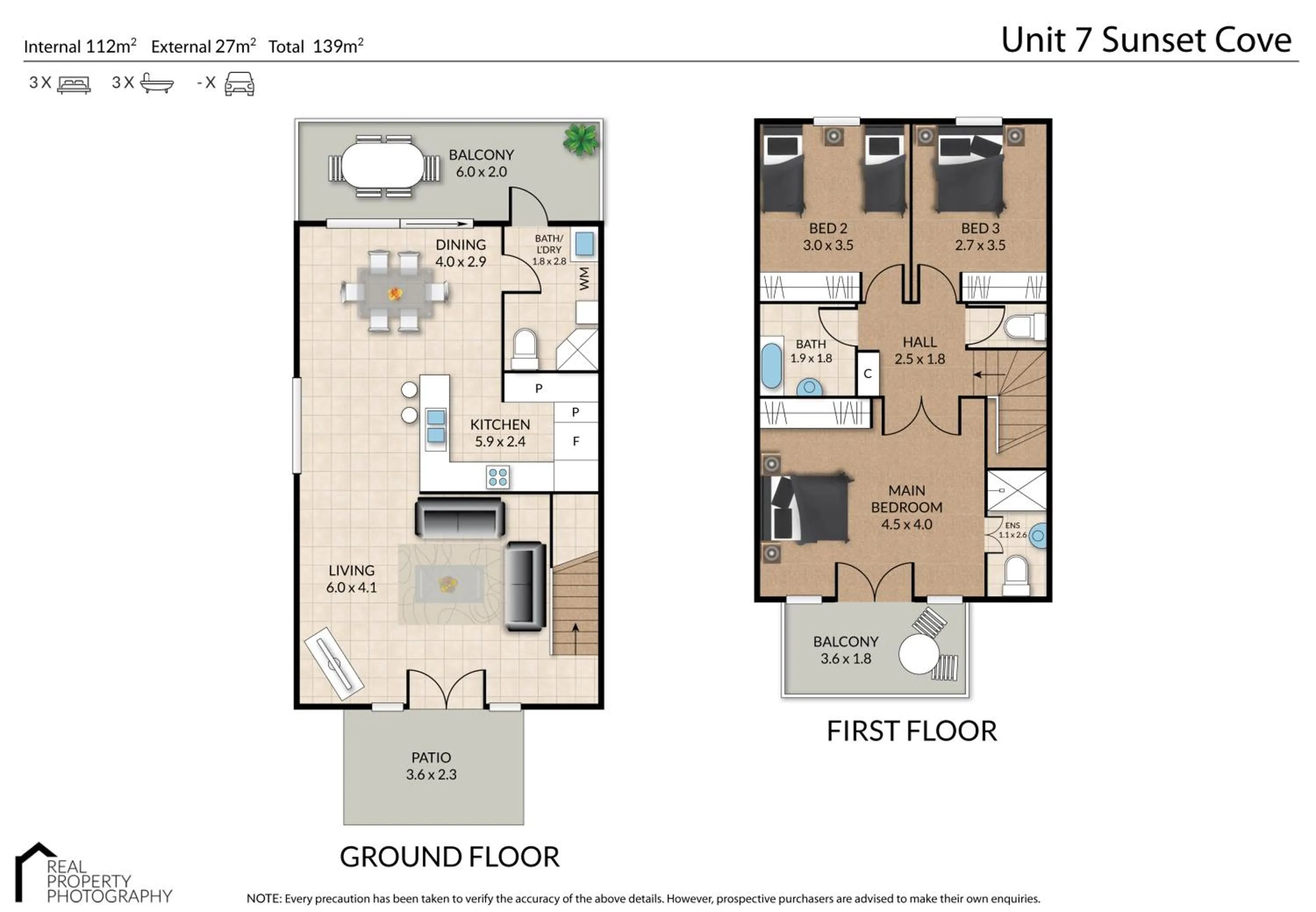 Balcony/Terrace in Sunset Cove Noosa