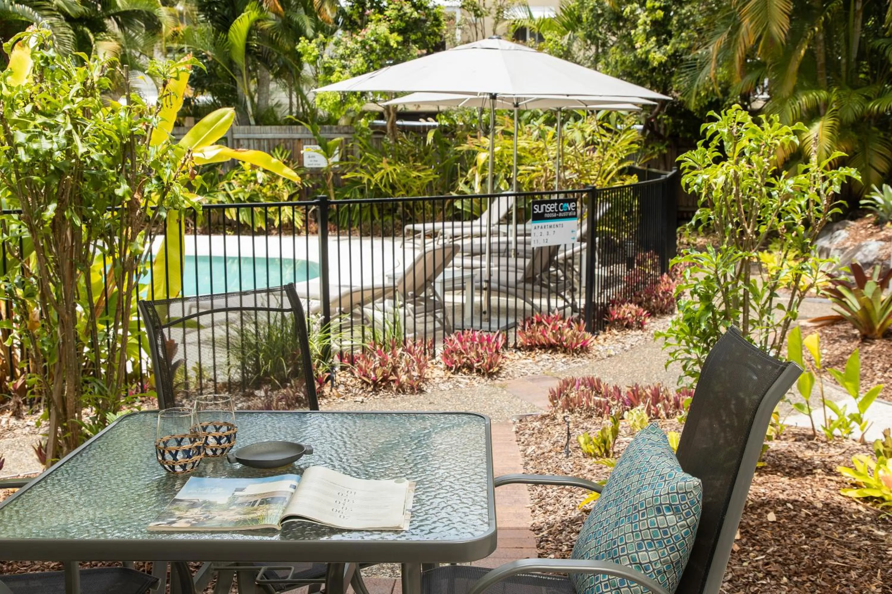 Patio in Sunset Cove Noosa