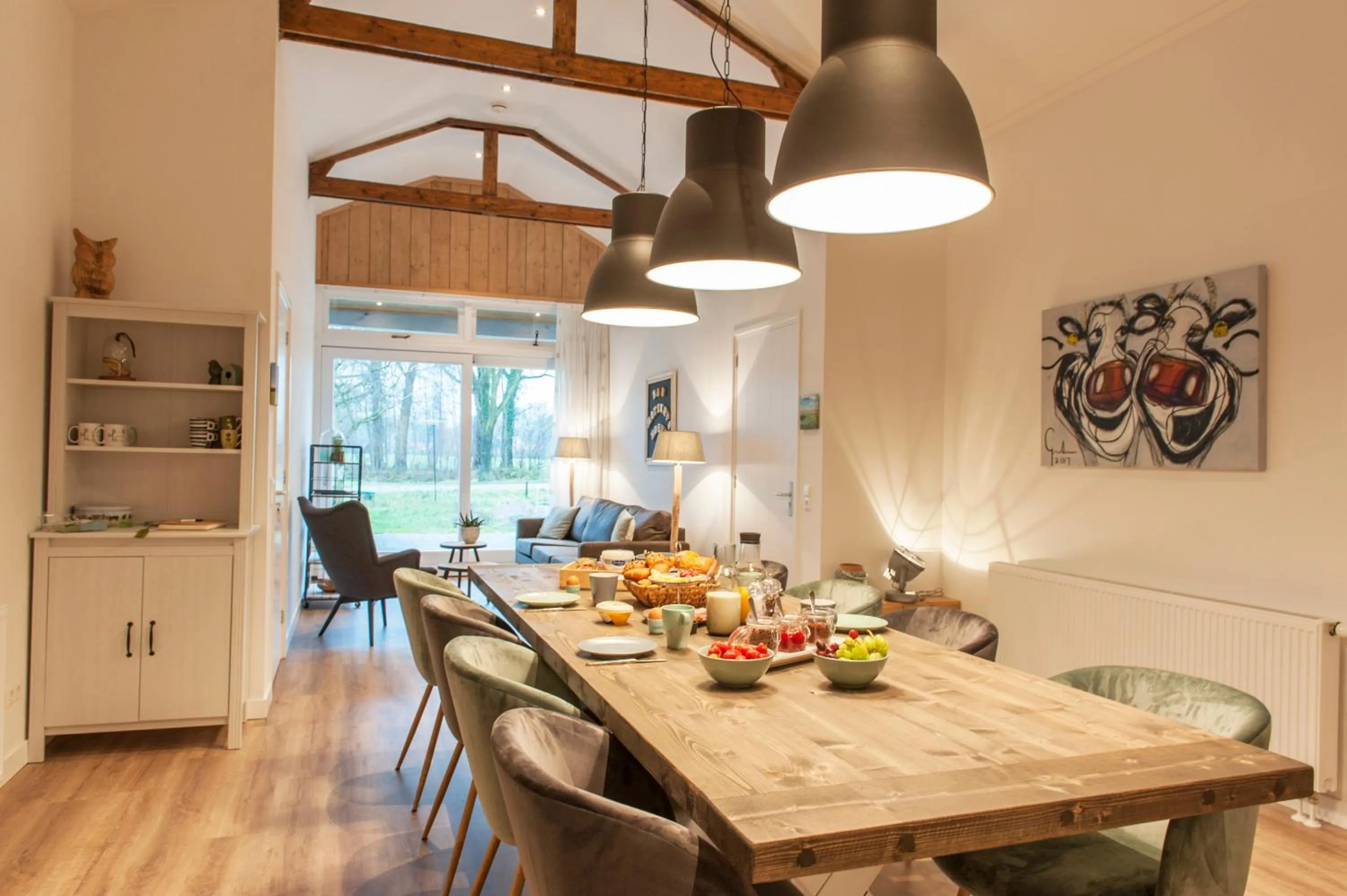 Dining area in B&B Morskershoeve
