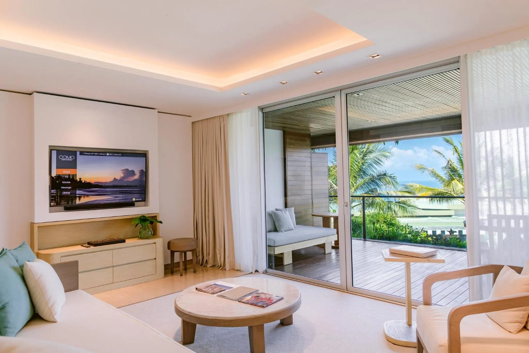 Living room in COMO Uma Canggu