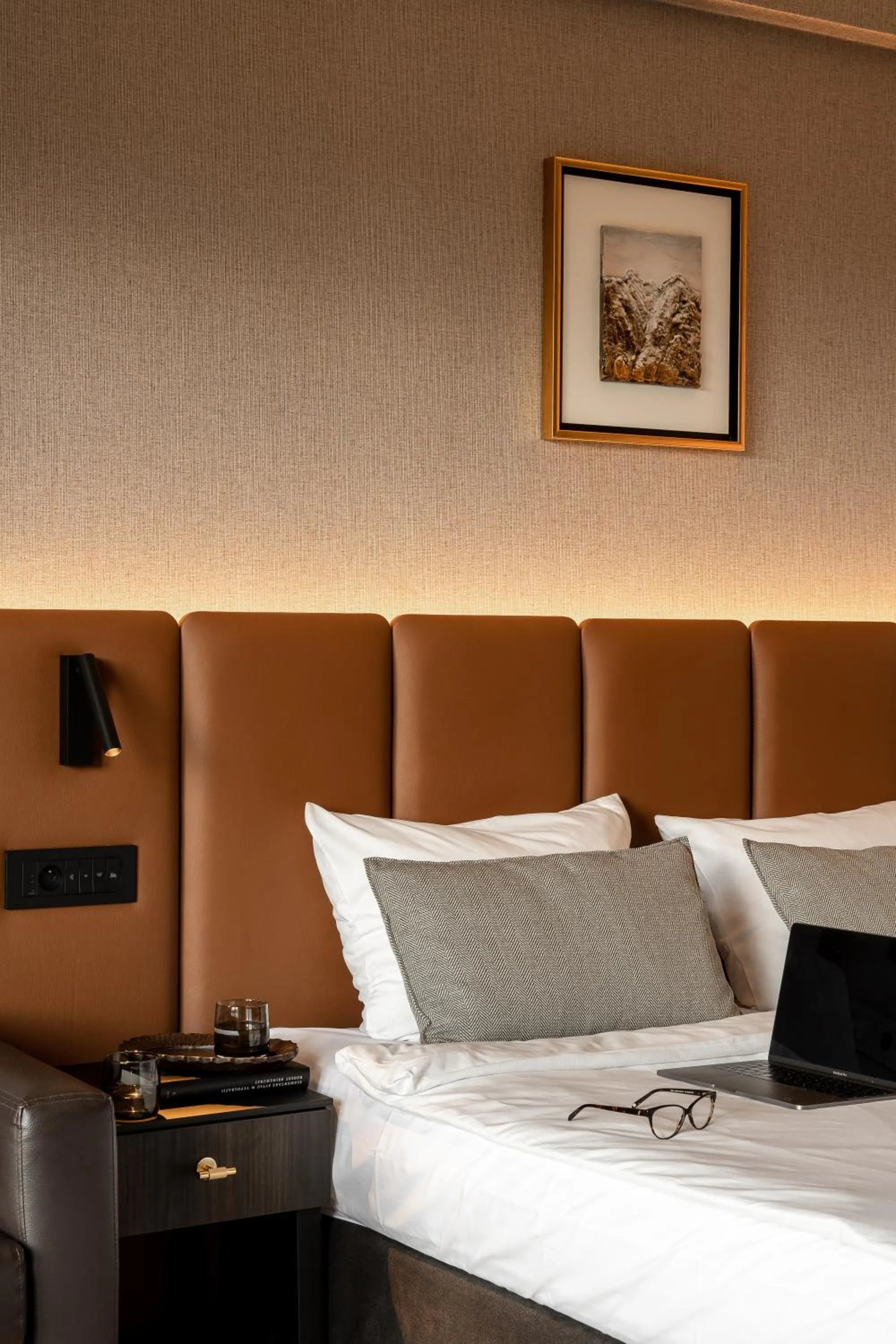 Bed in Hotel BUKOVINA