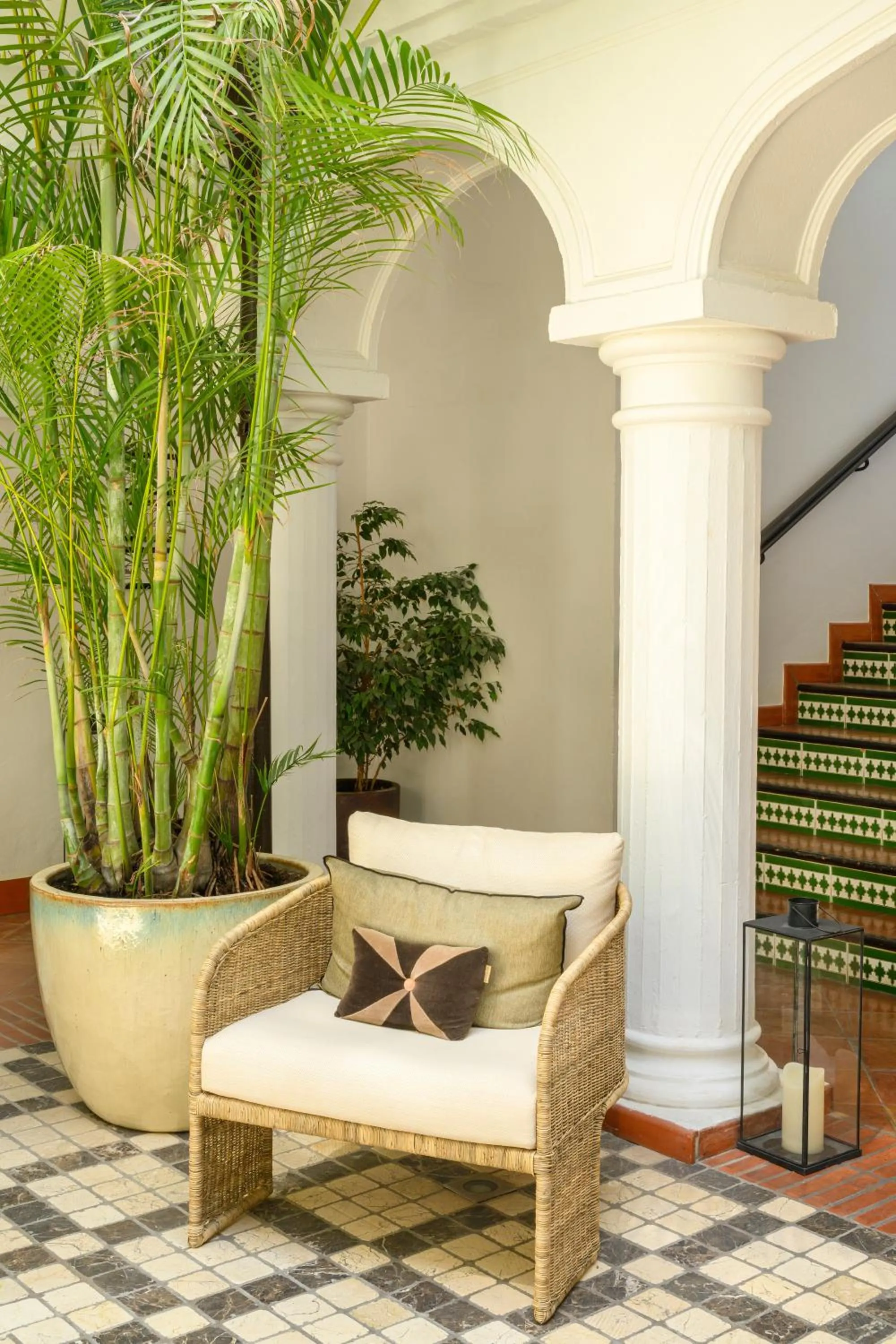 Seating area in Hotel La Fonda
