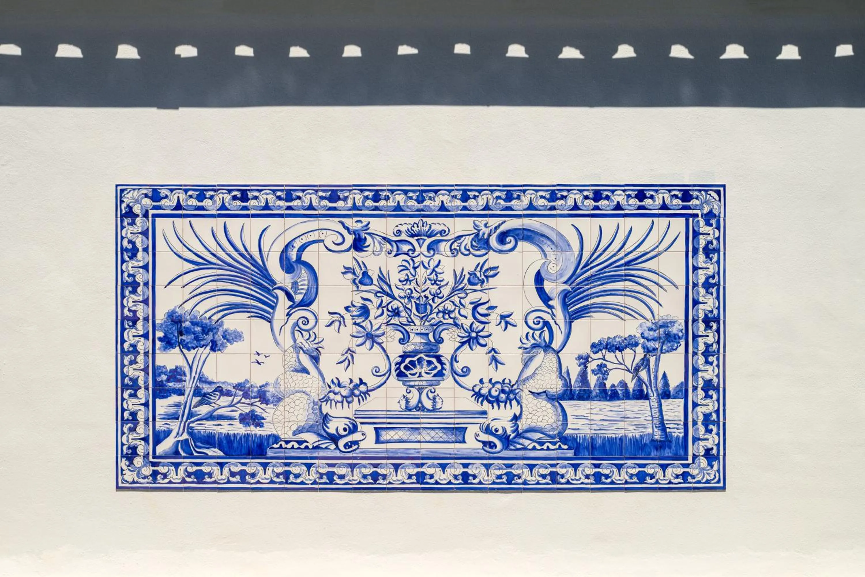 Decorative detail in Hotel La Fonda