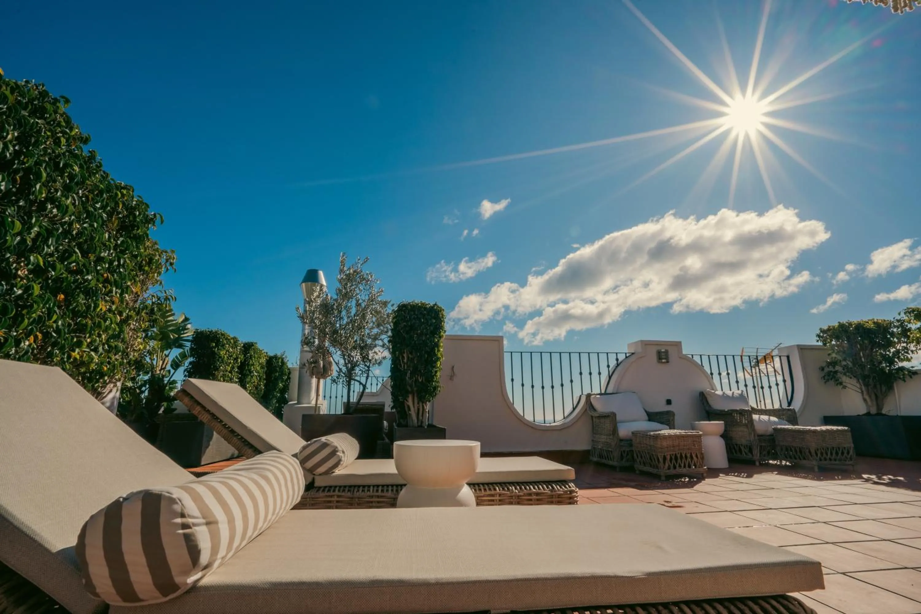 Solarium in Hotel La Fonda