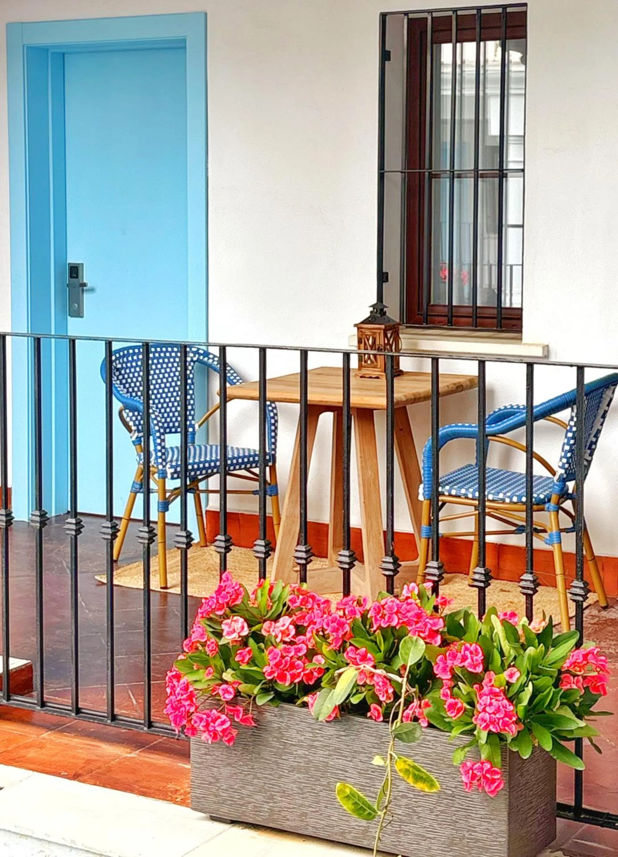 Seating area in Hotel La Fonda