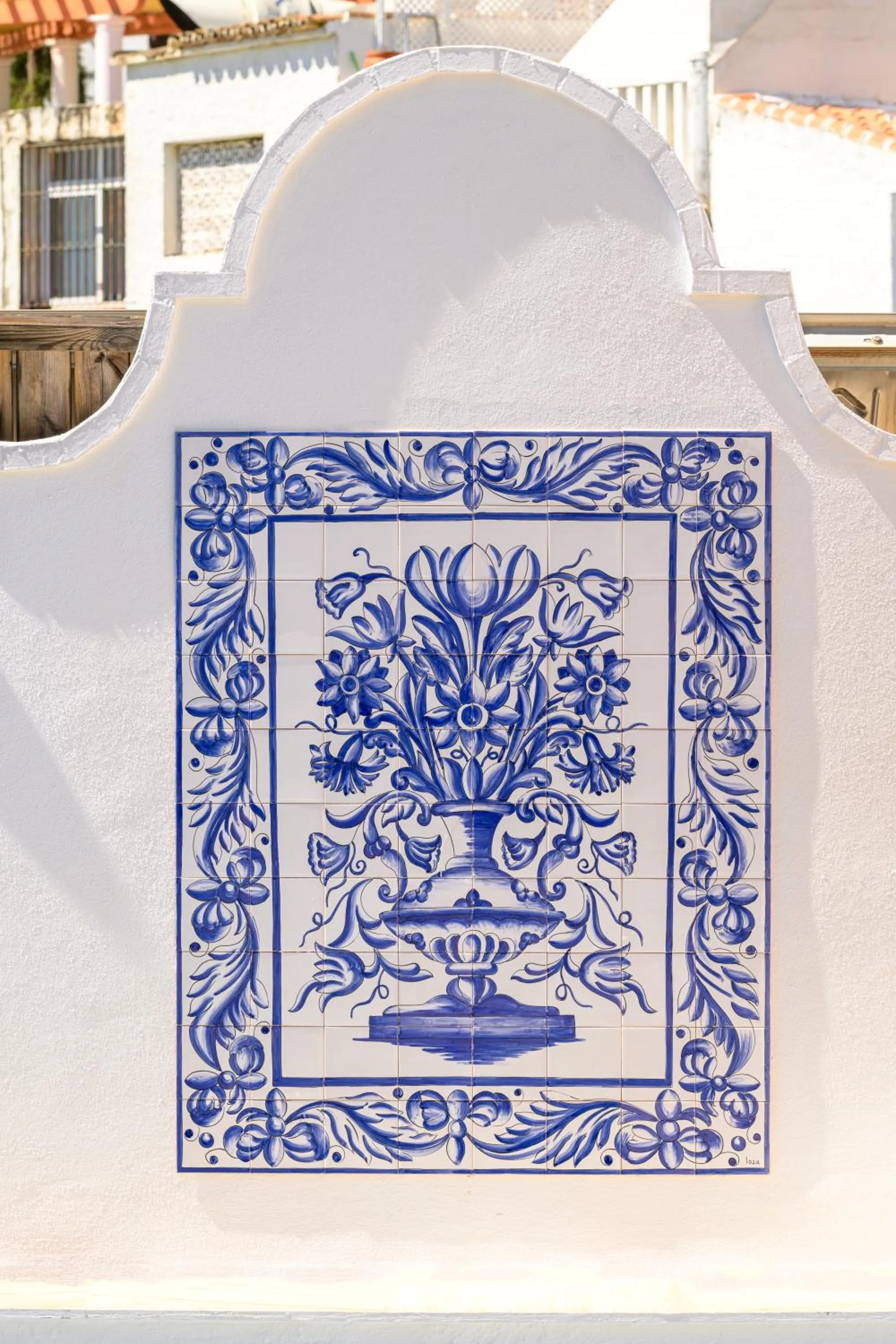 Decorative detail in Hotel La Fonda