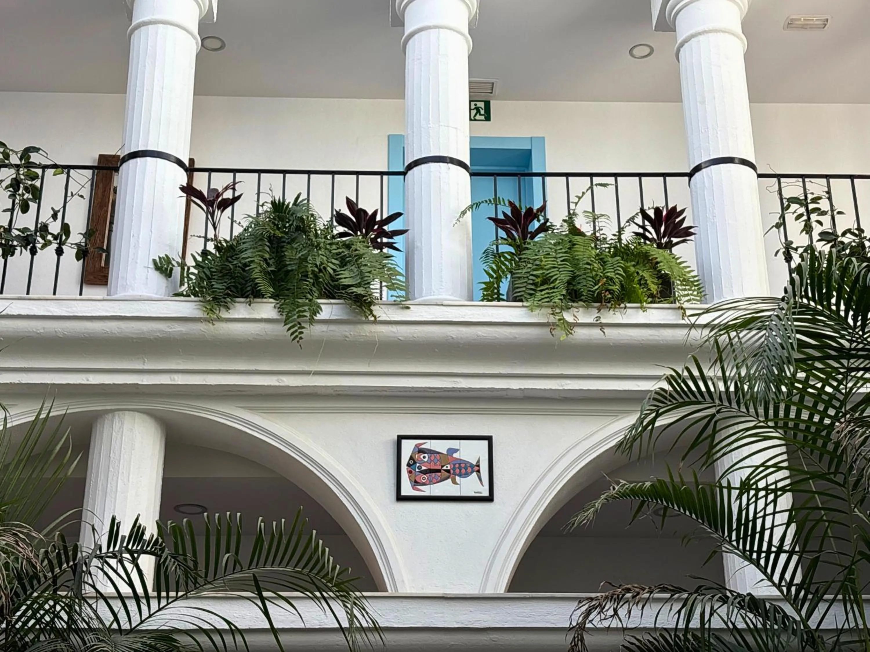 Property building in Hotel La Fonda