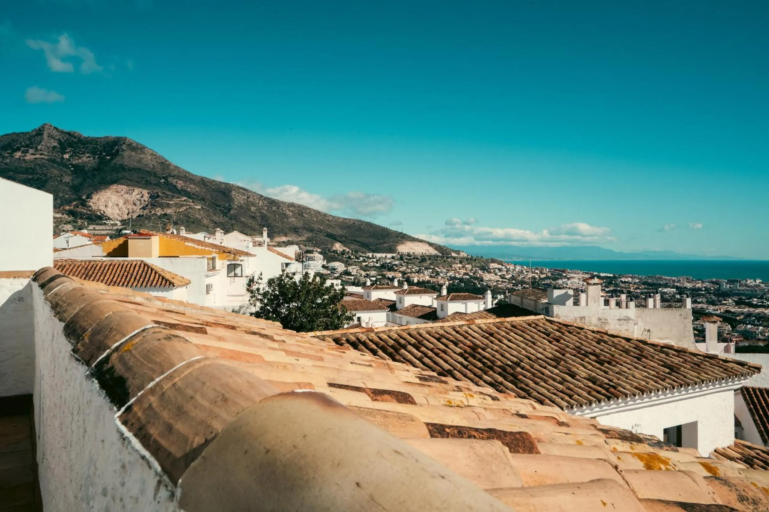 Mountain view in Hotel La Fonda