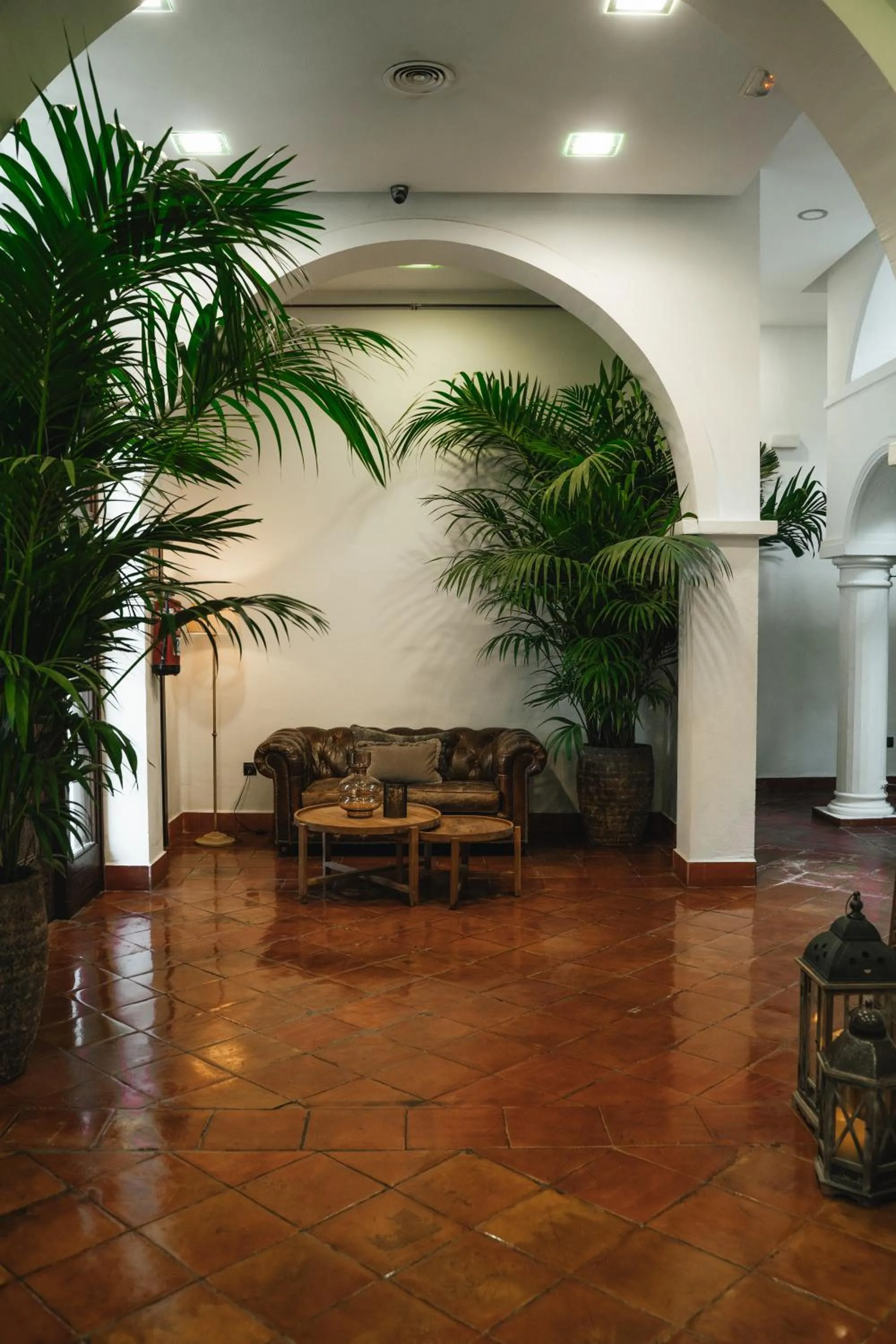Living room in Hotel La Fonda