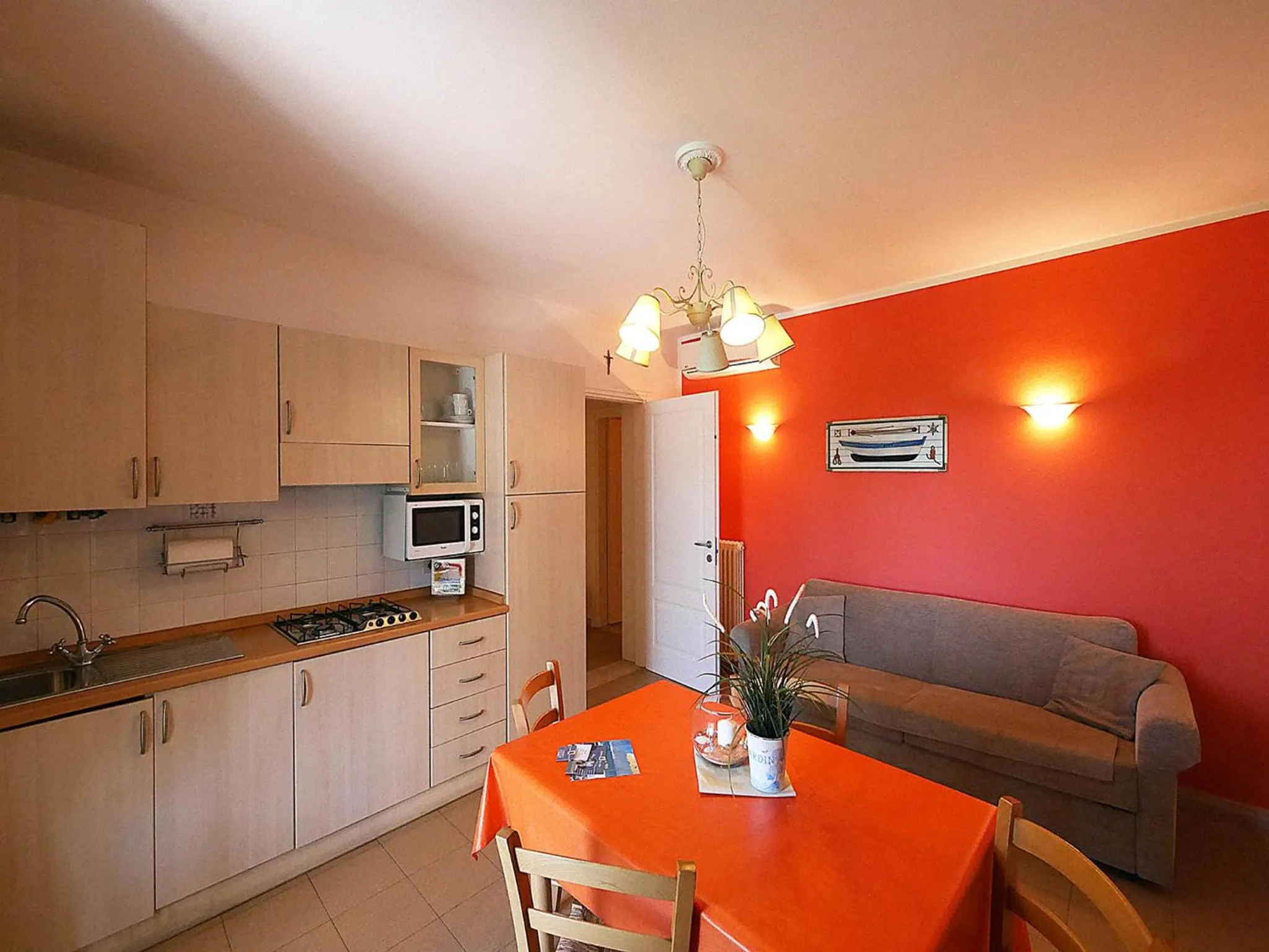 Kitchen or kitchenette in Residence Villa Piani