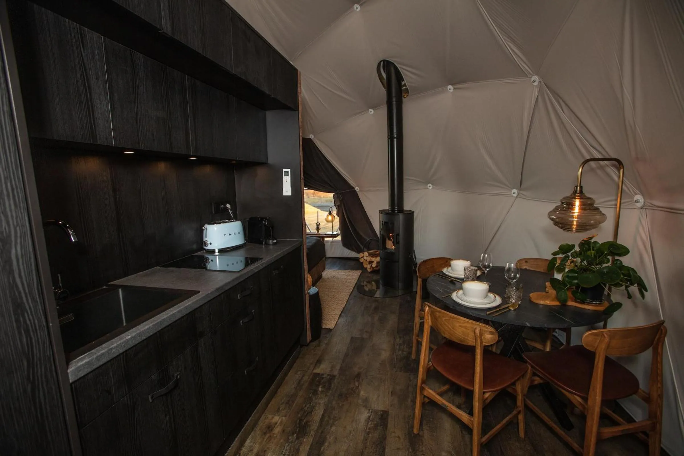 Kitchen or kitchenette in Reykjavik Domes