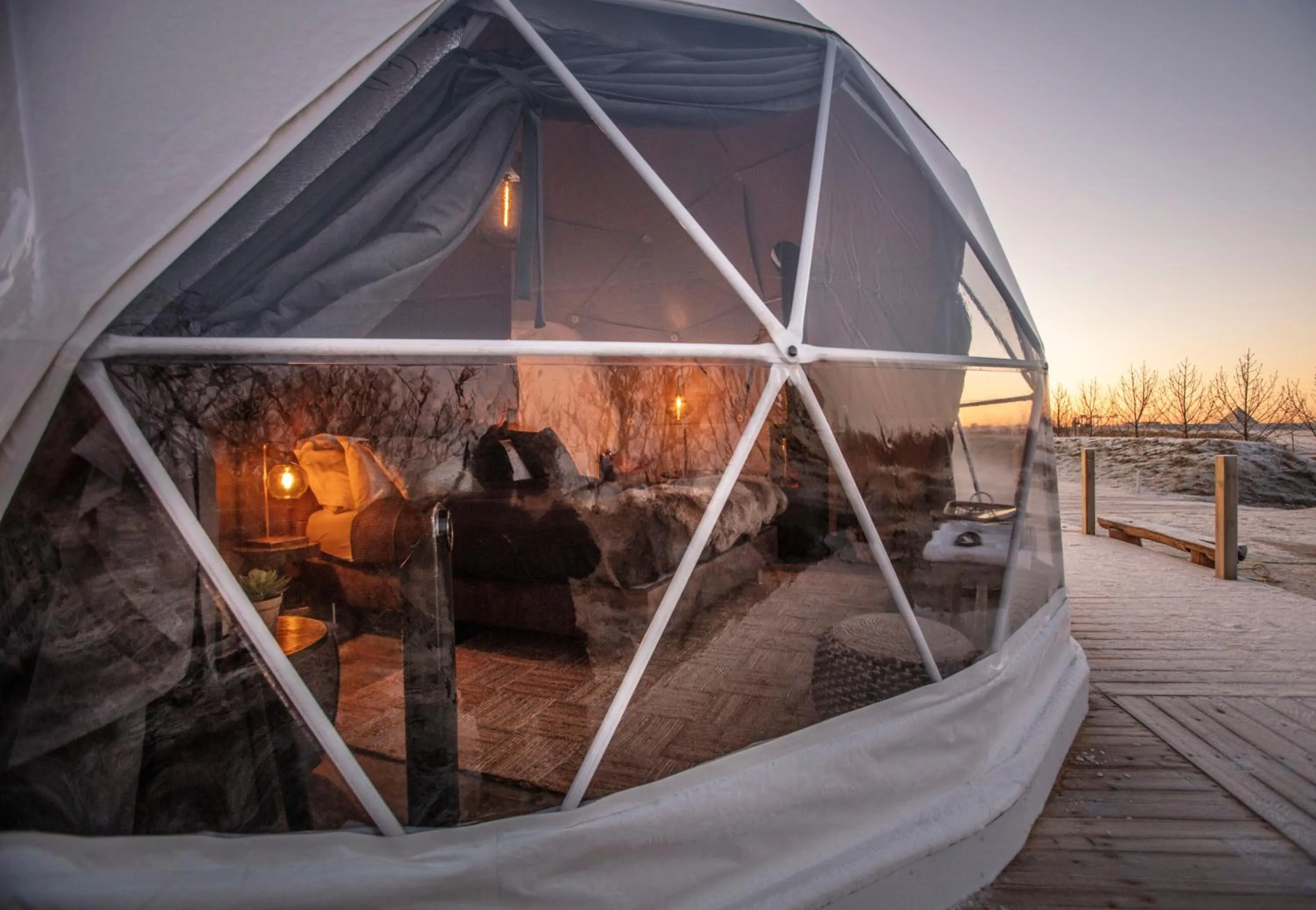 Patio in Reykjavik Domes