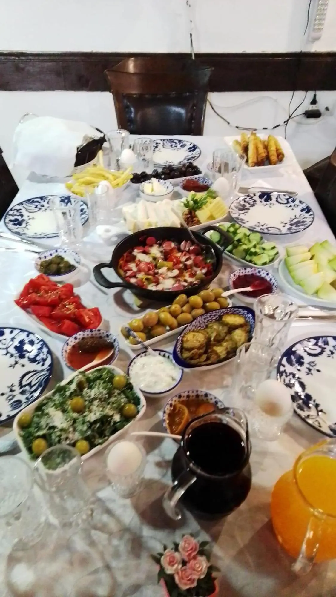 Breakfast in Turgut Reis Konak